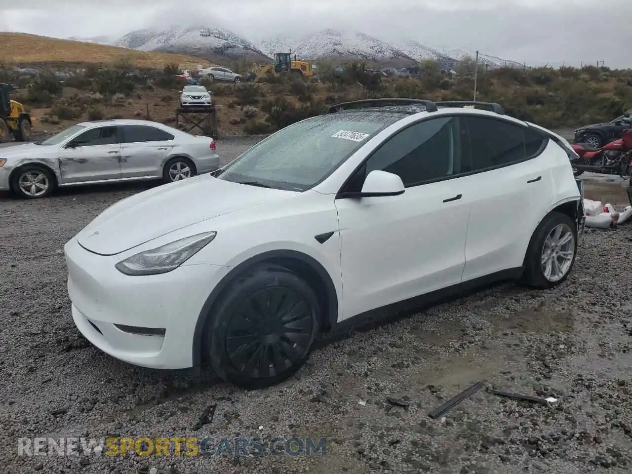 1 Фотография поврежденного автомобиля 7SAYGDEE4PA145760 TESLA MODEL Y 2023