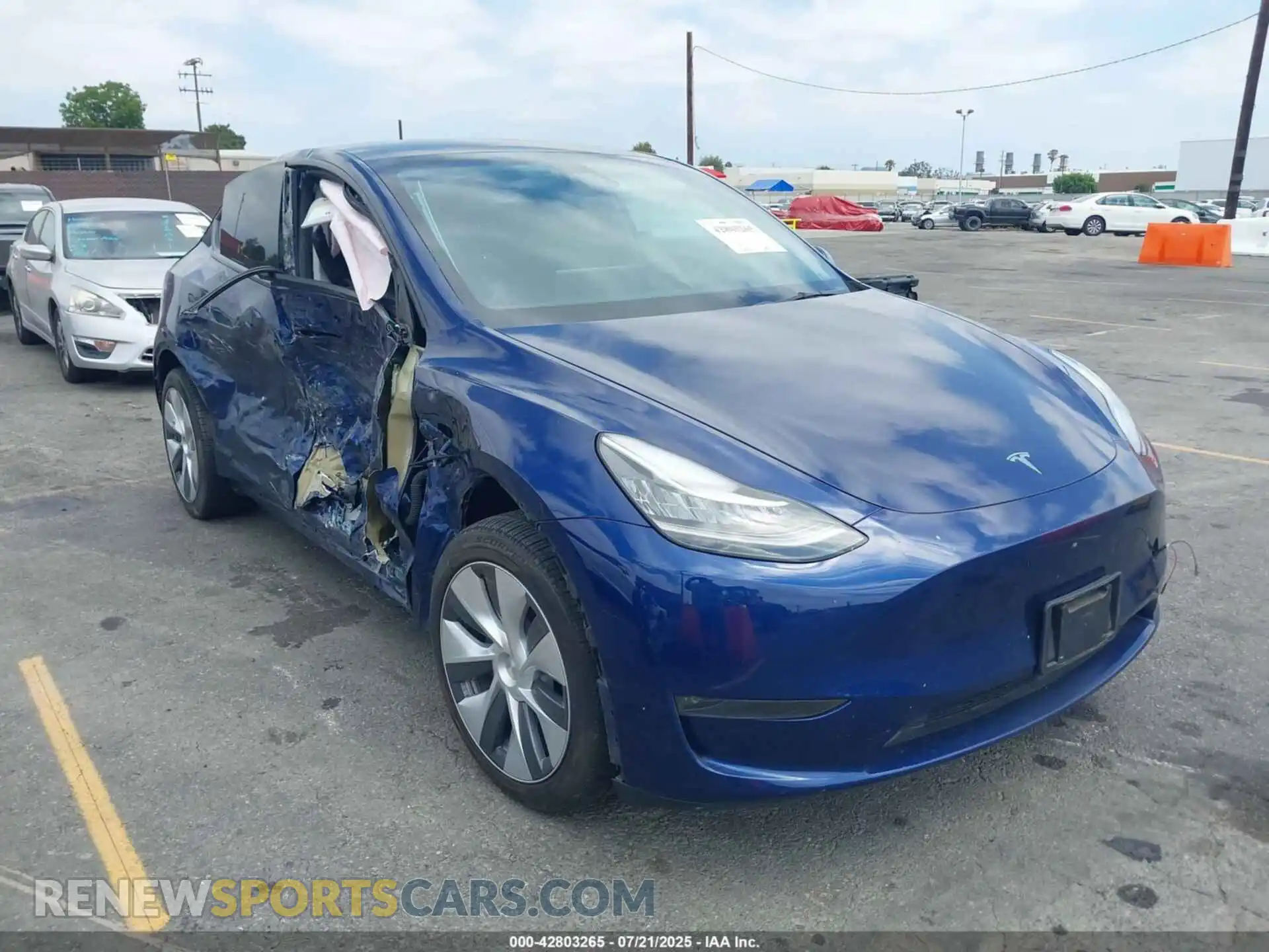 1 Photograph of a damaged car 7SAYGDEE4PA146570 TESLA MODEL Y 2023