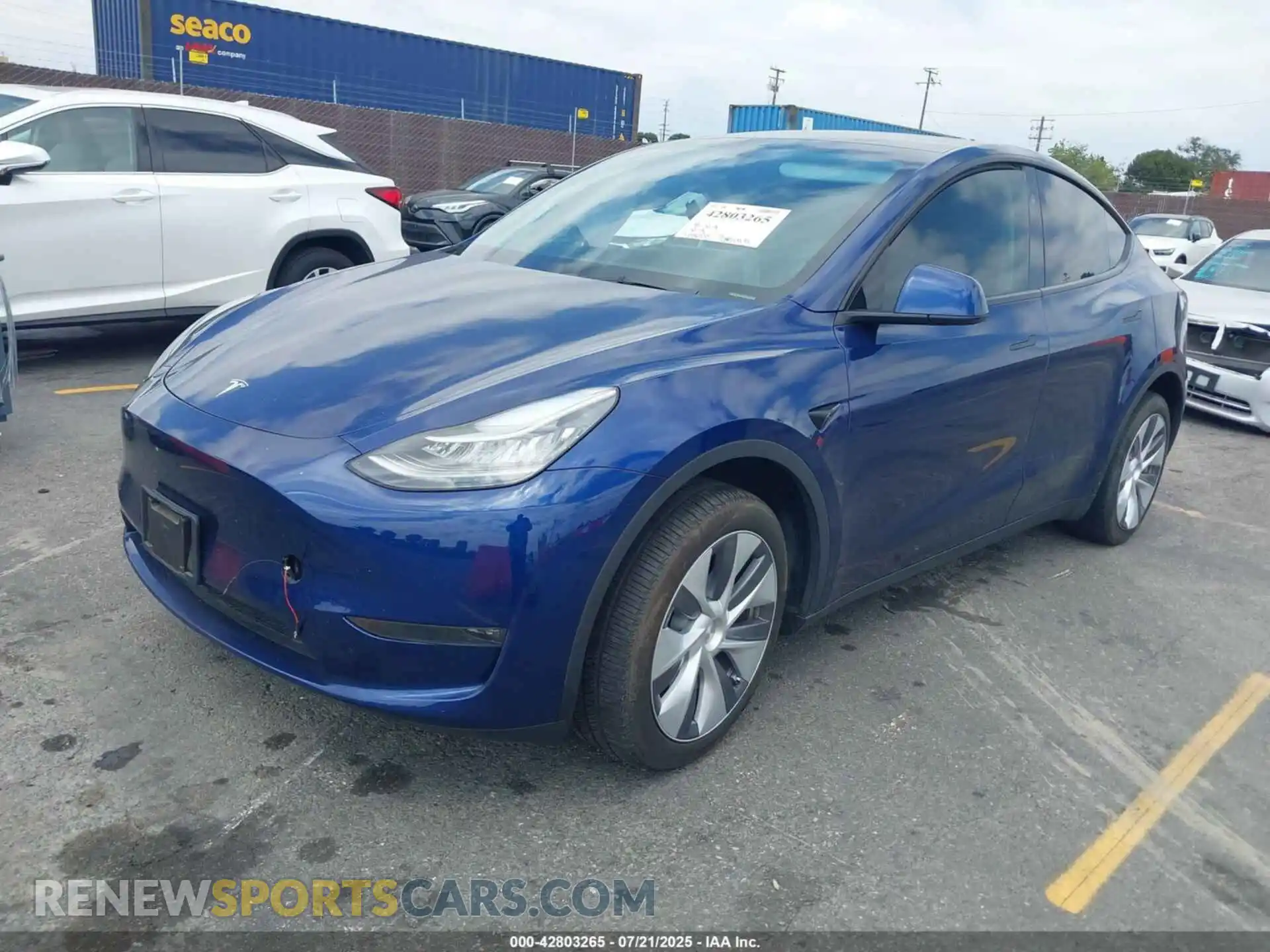 2 Photograph of a damaged car 7SAYGDEE4PA146570 TESLA MODEL Y 2023
