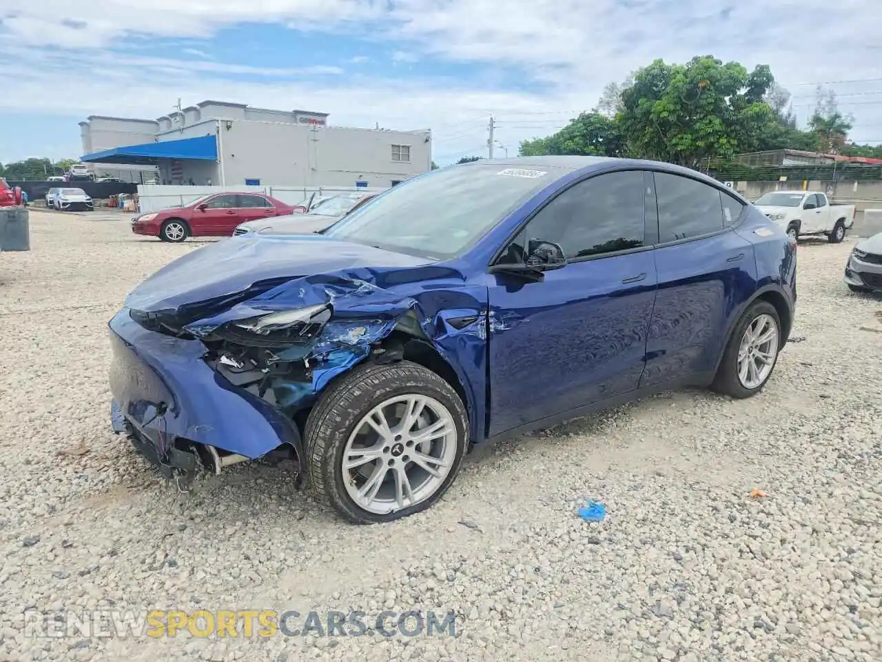1 Photograph of a damaged car 7SAYGDEE4PA147508 TESLA MODEL Y 2023
