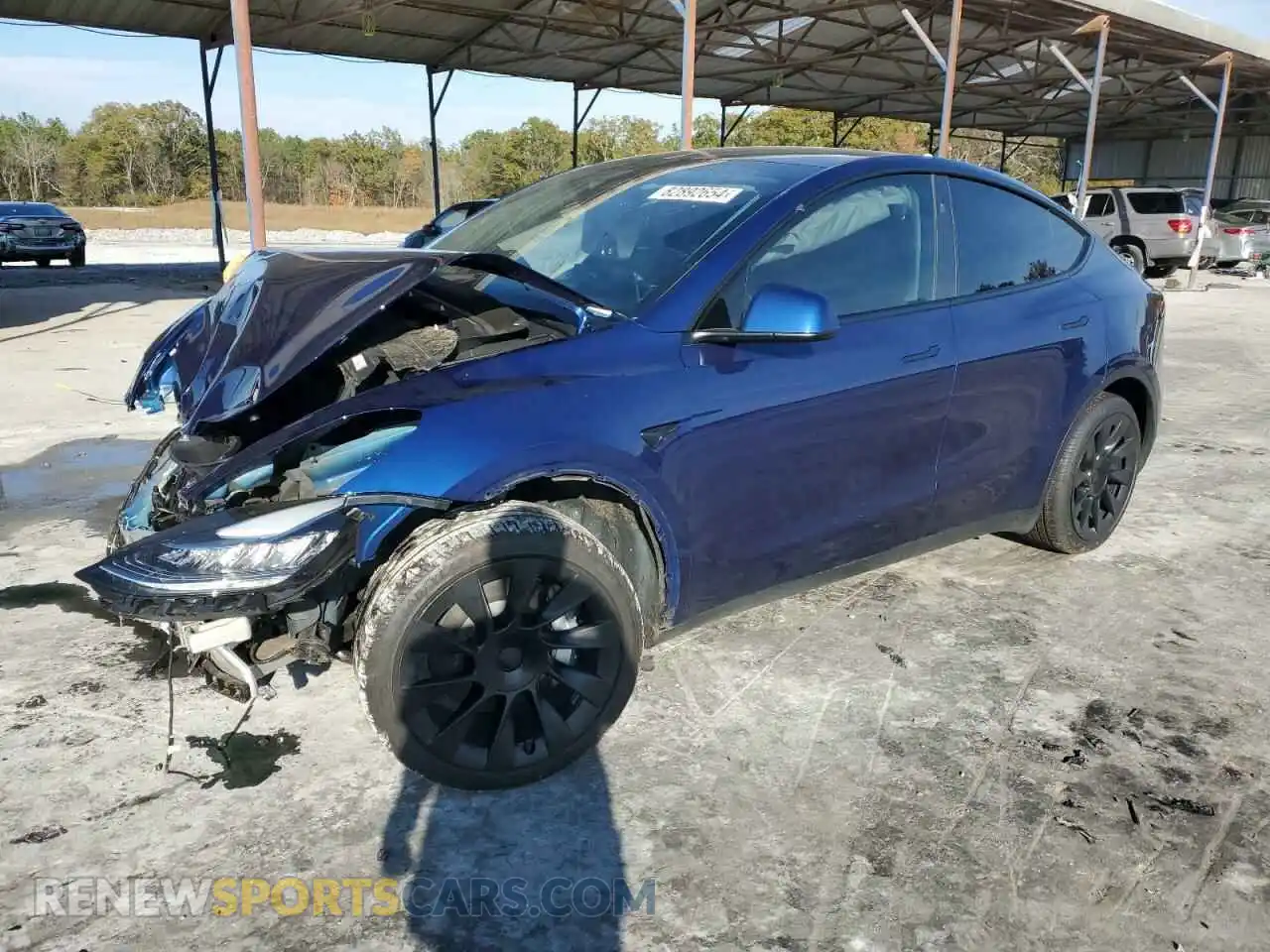 1 Photograph of a damaged car 7SAYGDEE4PA154894 TESLA MODEL Y 2023