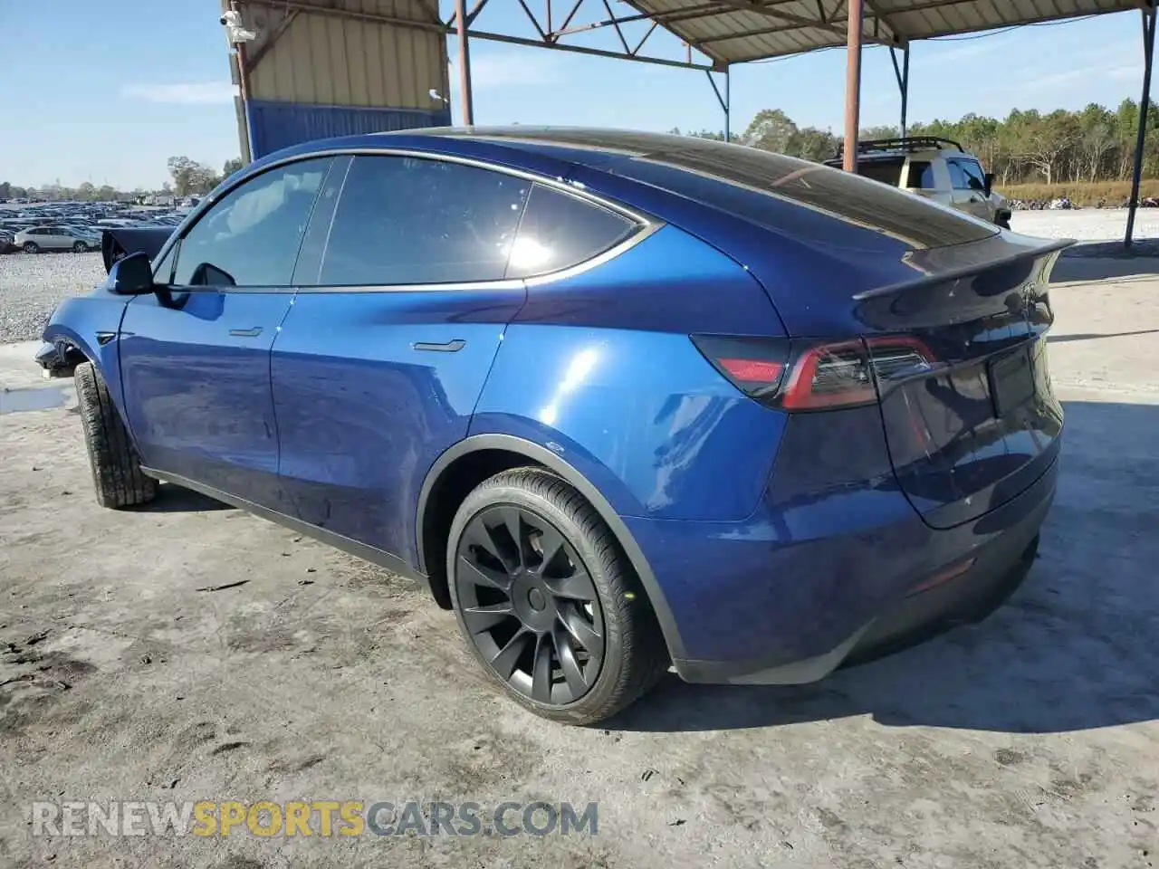 2 Photograph of a damaged car 7SAYGDEE4PA154894 TESLA MODEL Y 2023