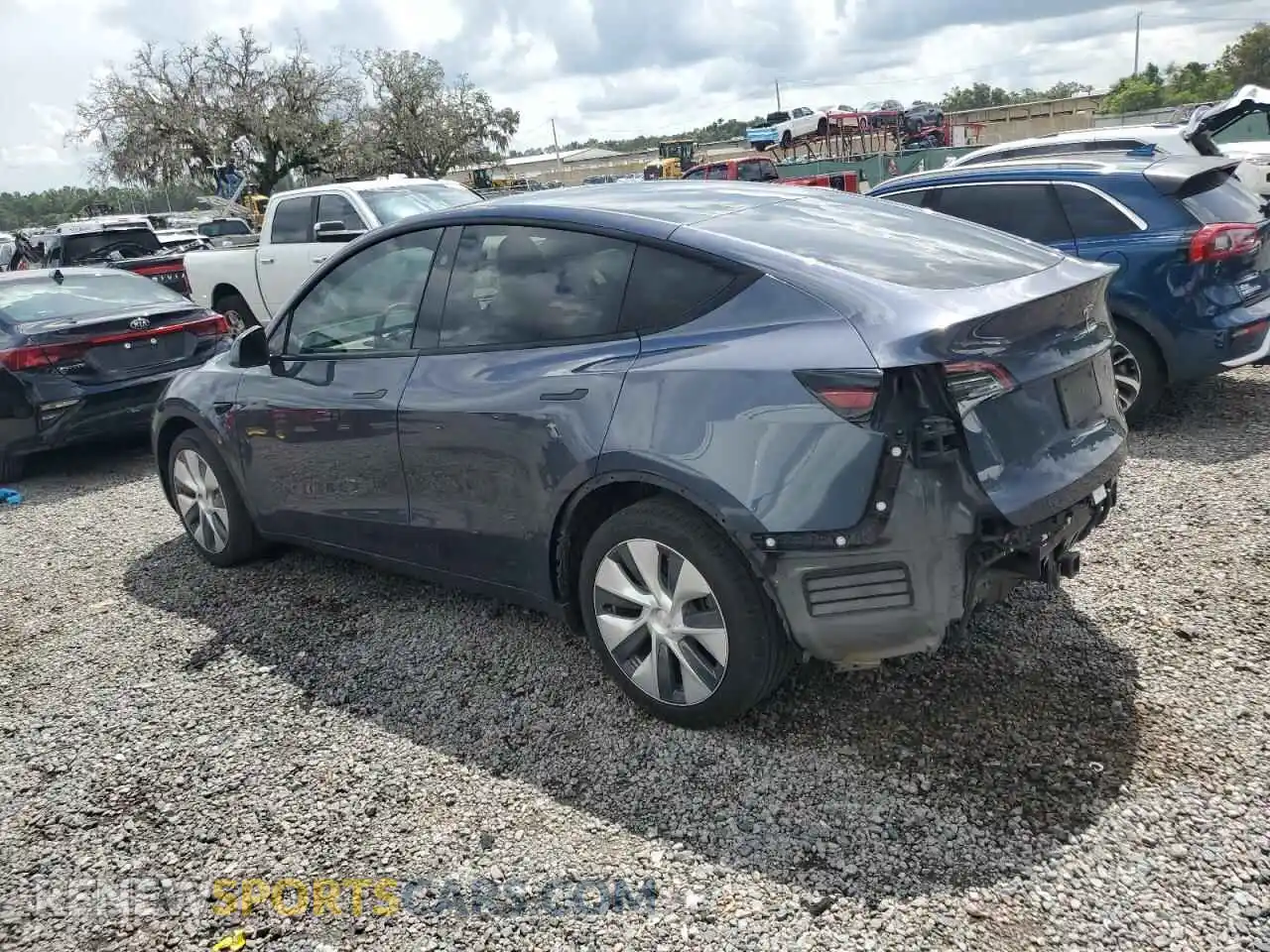 2 Photograph of a damaged car 7SAYGDEE4PA174997 TESLA MODEL Y 2023