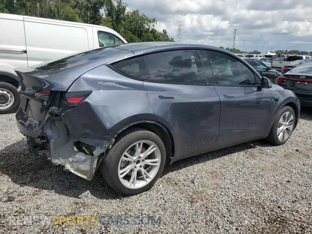 3 Photograph of a damaged car 7SAYGDEE4PA174997 TESLA MODEL Y 2023