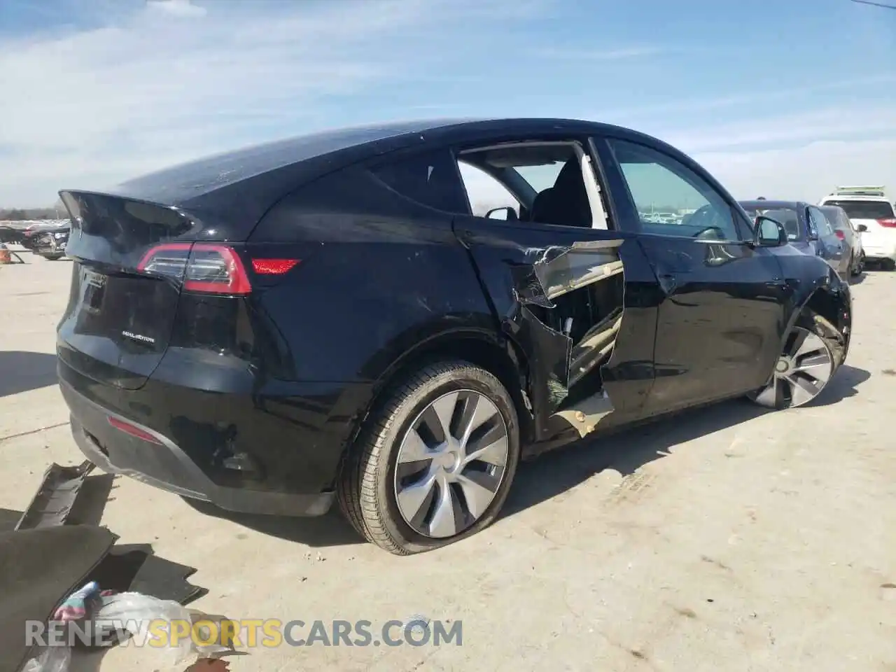 3 Photograph of a damaged car 7SAYGDEE4PA191332 TESLA MODEL Y 2023