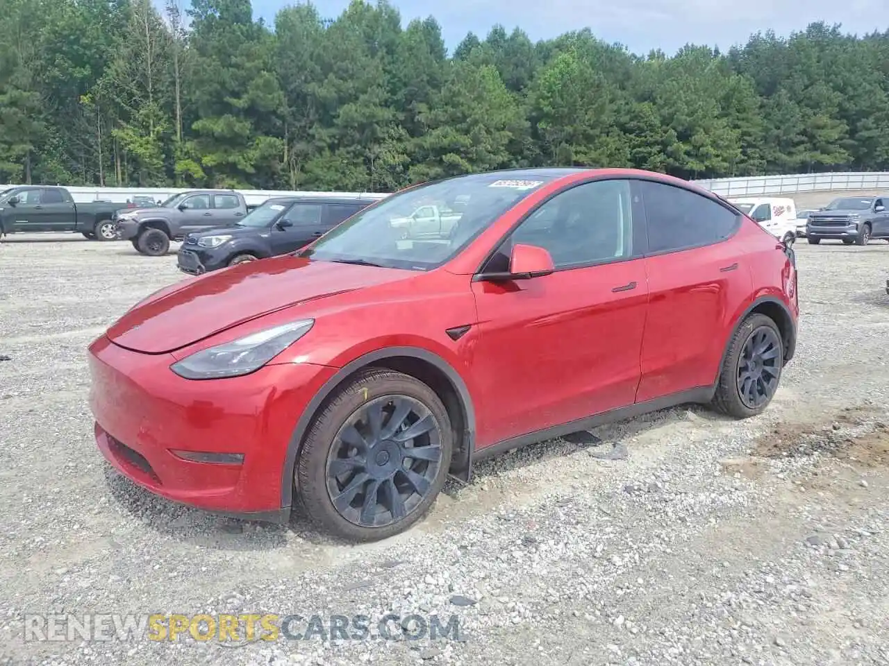 1 Фотография поврежденного автомобиля 7SAYGDEE4PA198104 TESLA MODEL Y 2023