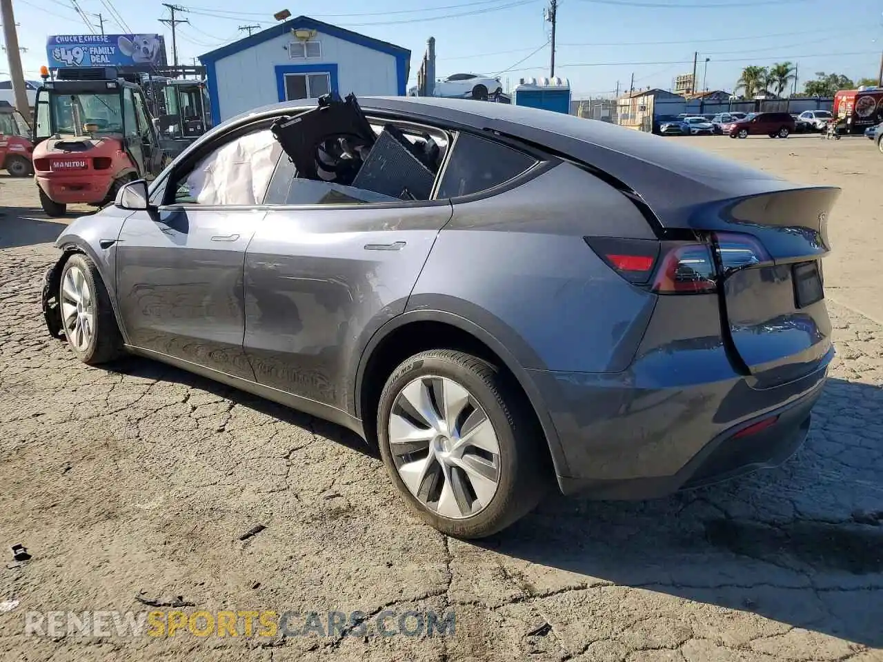 2 fotografías del automóvil dañado 7SAYGDEE4PA207920 TESLA MODEL Y 2023