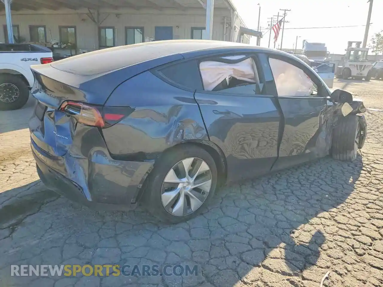 3 fotografías del automóvil dañado 7SAYGDEE4PA207920 TESLA MODEL Y 2023