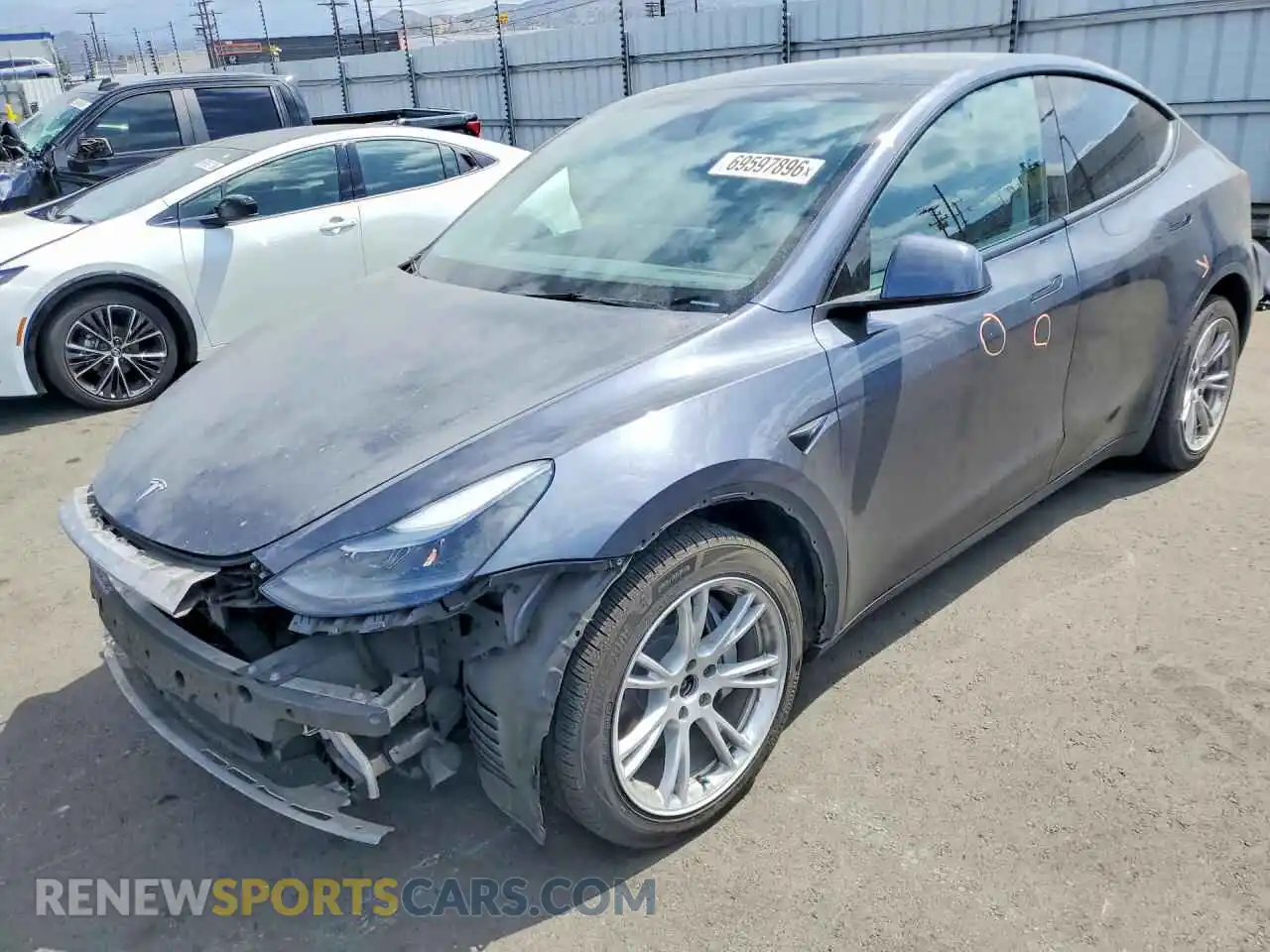 1 fotografías del automóvil dañado 7SAYGDEE4PA211224 TESLA MODEL Y 2023