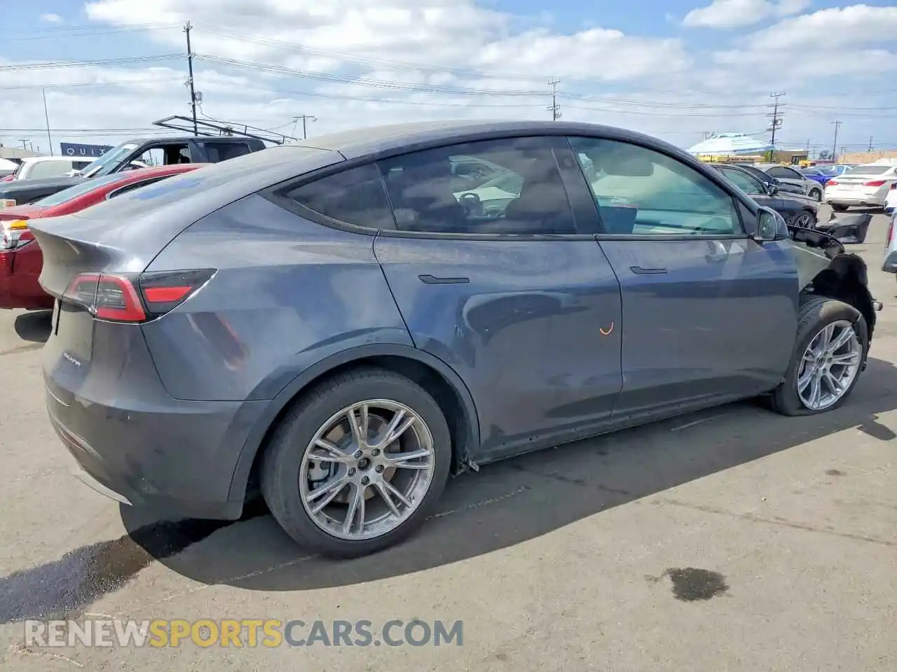 3 fotografías del automóvil dañado 7SAYGDEE4PA211224 TESLA MODEL Y 2023