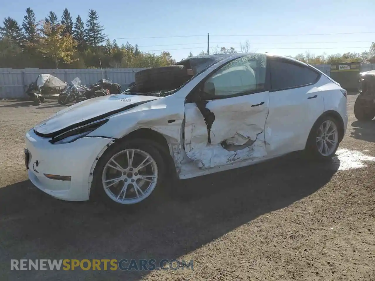 1 Photograph of a damaged car 7SAYGDEE4PF598120 TESLA MODEL Y 2023