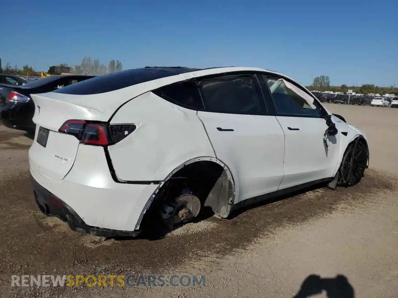 3 Photograph of a damaged car 7SAYGDEE4PF598120 TESLA MODEL Y 2023