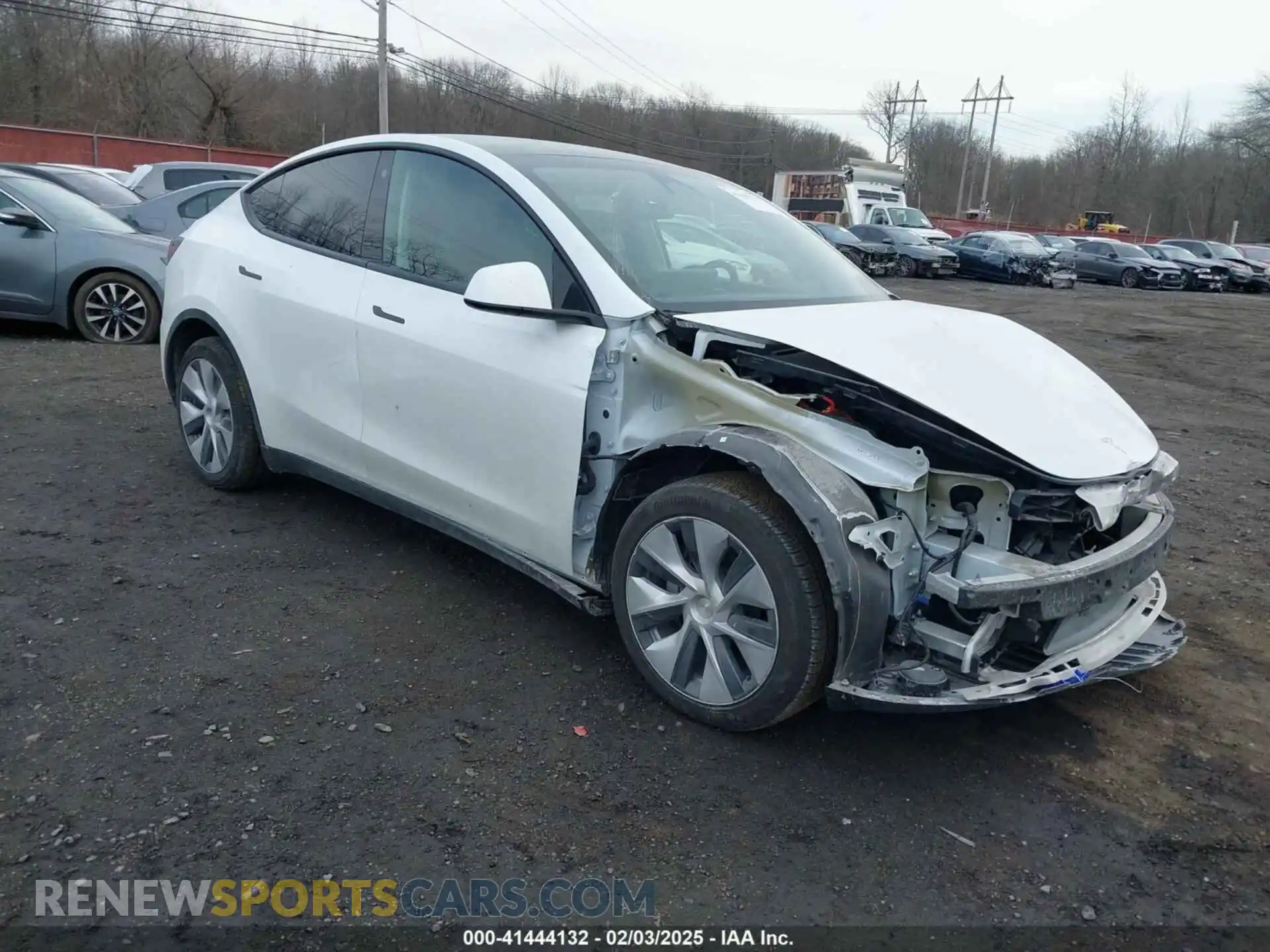 1 Photograph of a damaged car 7SAYGDEE4PF600271 TESLA MODEL Y 2023