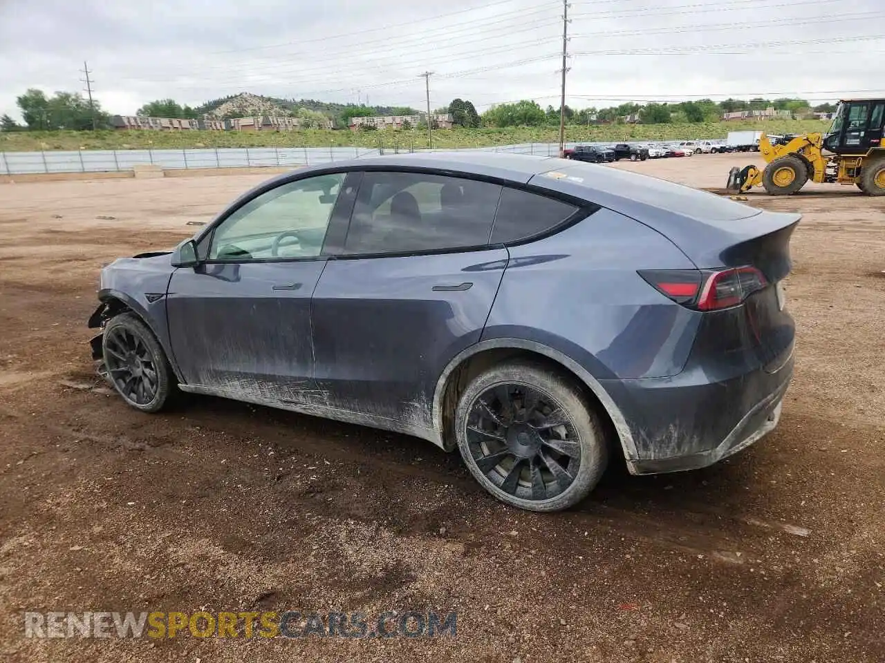 2 fotografías del automóvil dañado 7SAYGDEE4PF601680 TESLA MODEL Y 2023