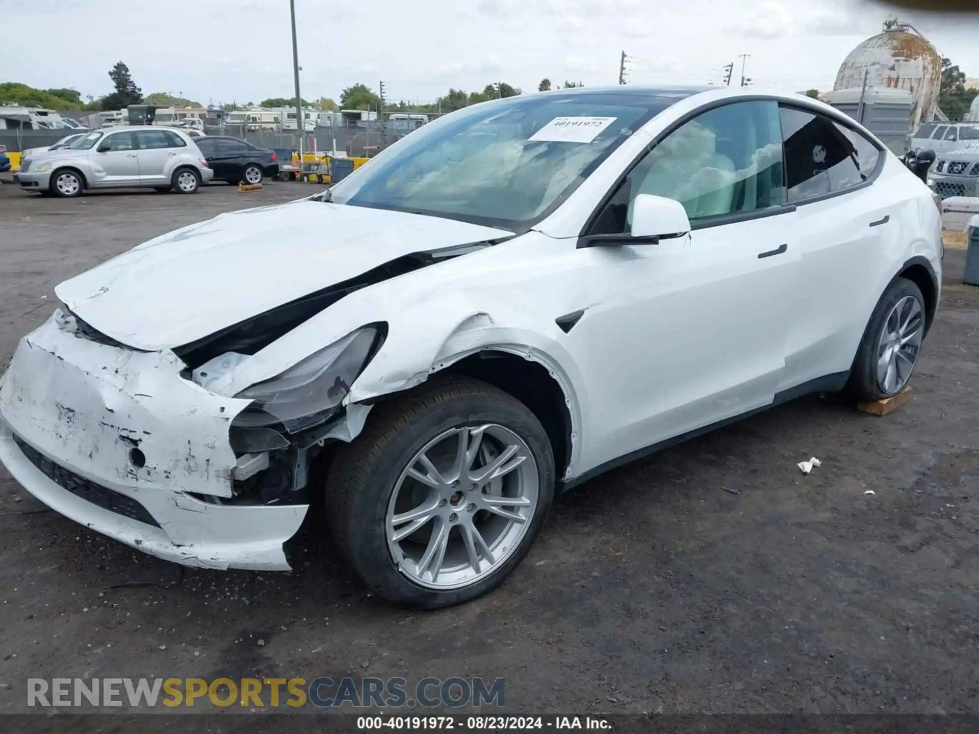 2 fotografías del automóvil dañado 7SAYGDEE4PF623534 TESLA MODEL Y 2023