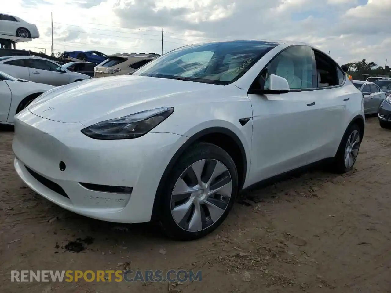 1 Photograph of a damaged car 7SAYGDEE4PF630290 TESLA MODEL Y 2023