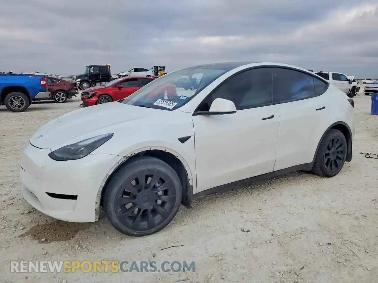 1 Photograph of a damaged car 7SAYGDEE4PF630726 TESLA MODEL Y 2023