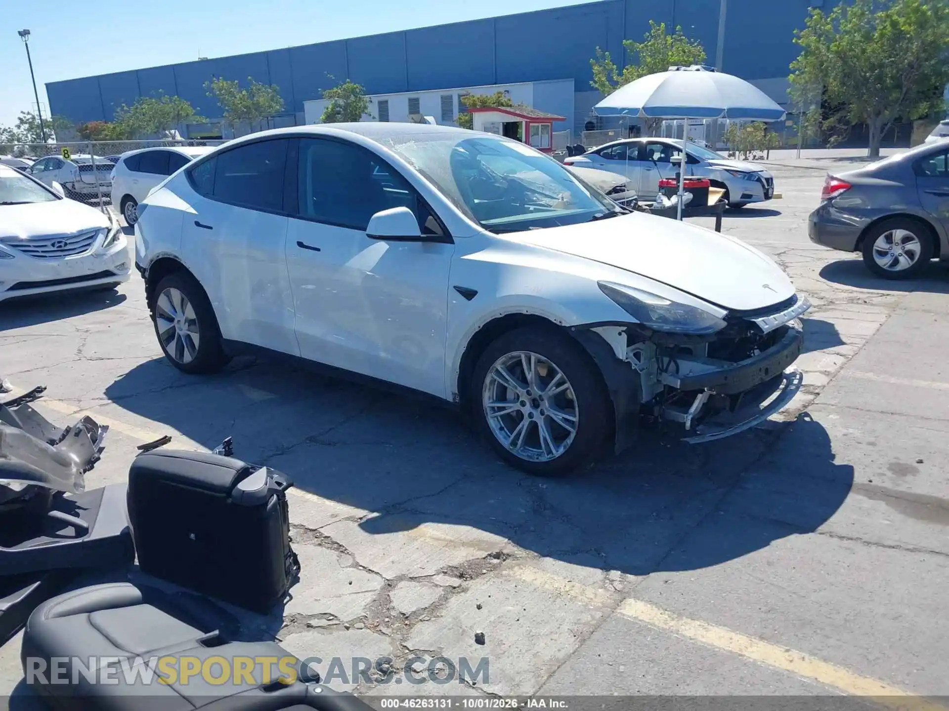 1 Photograph of a damaged car 7SAYGDEE4PF663175 TESLA MODEL Y 2023