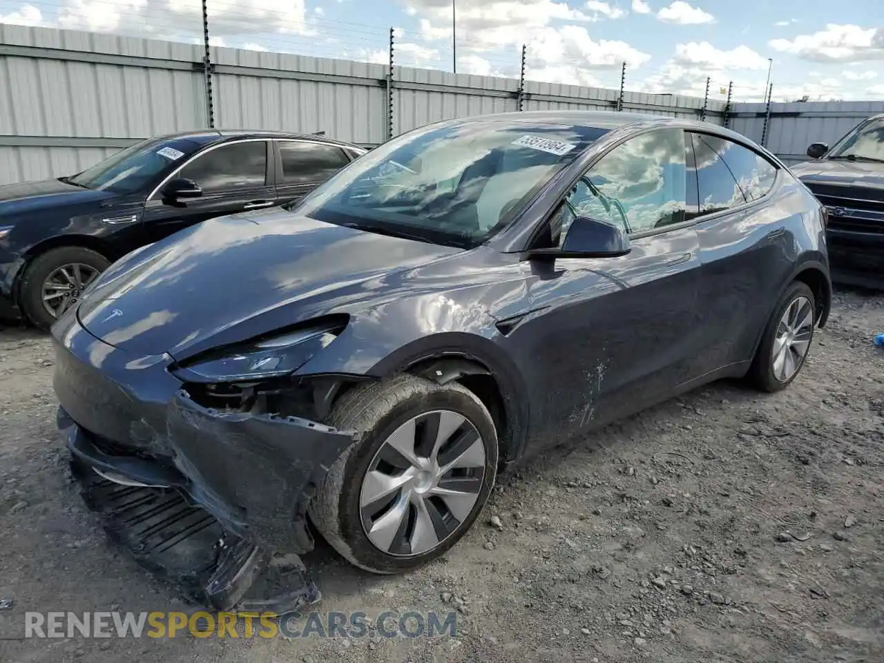 1 Photograph of a damaged car 7SAYGDEE4PF673737 TESLA MODEL Y 2023