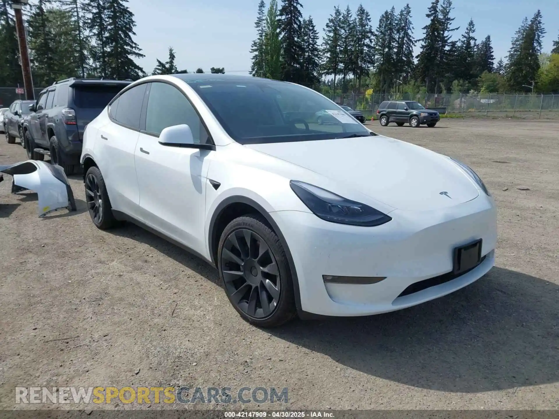 1 Фотография поврежденного автомобиля 7SAYGDEE4PF676167 TESLA MODEL Y 2023