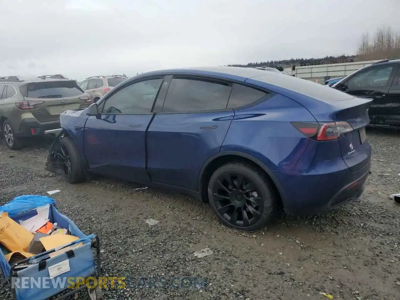 2 Photograph of a damaged car 7SAYGDEE4PF698850 TESLA MODEL Y 2023