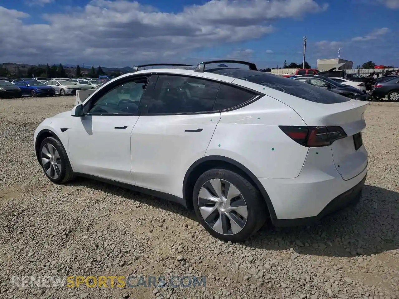 2 Фотография поврежденного автомобиля 7SAYGDEE4PF744256 TESLA MODEL Y 2023
