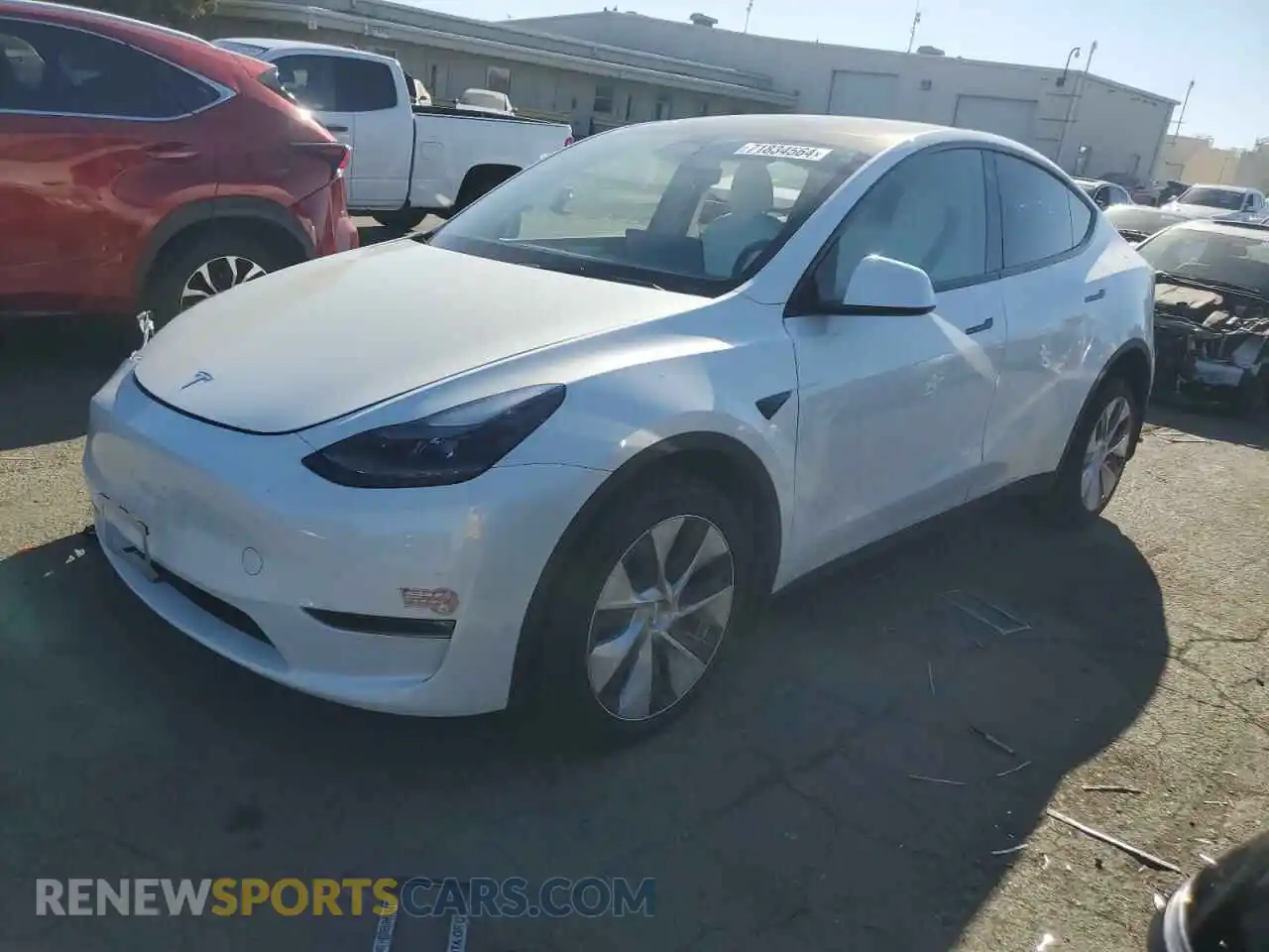 1 Photograph of a damaged car 7SAYGDEE4PF747464 TESLA MODEL Y 2023