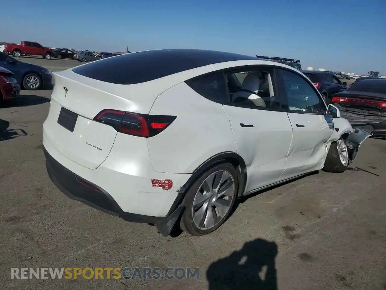 3 Photograph of a damaged car 7SAYGDEE4PF747464 TESLA MODEL Y 2023