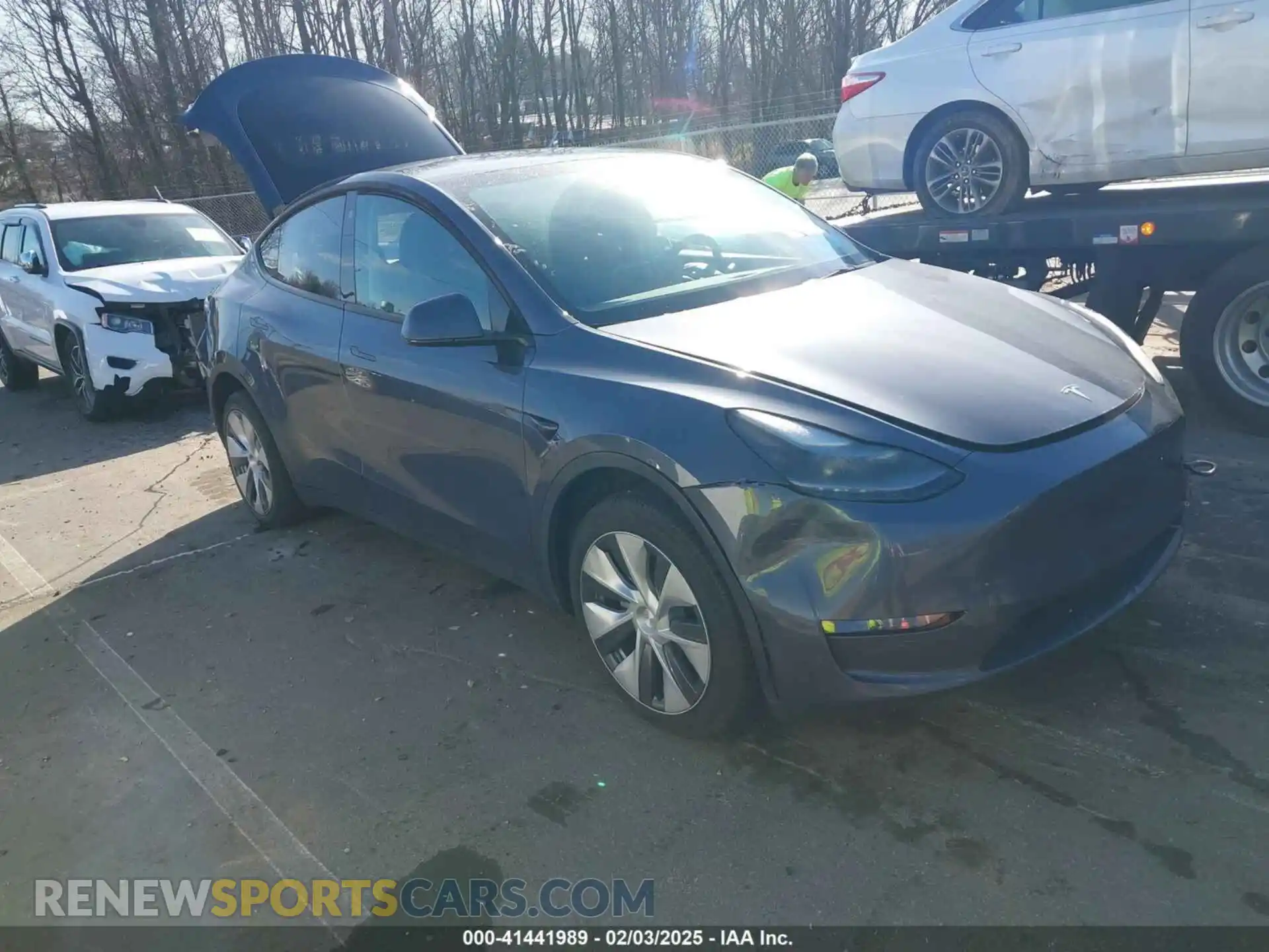 1 Photograph of a damaged car 7SAYGDEE4PF785051 TESLA MODEL Y 2023