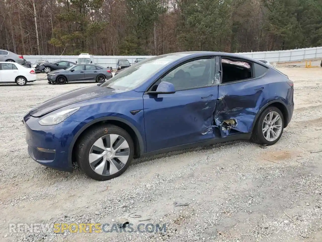 1 Photograph of a damaged car 7SAYGDEE4PF799483 TESLA MODEL Y 2023