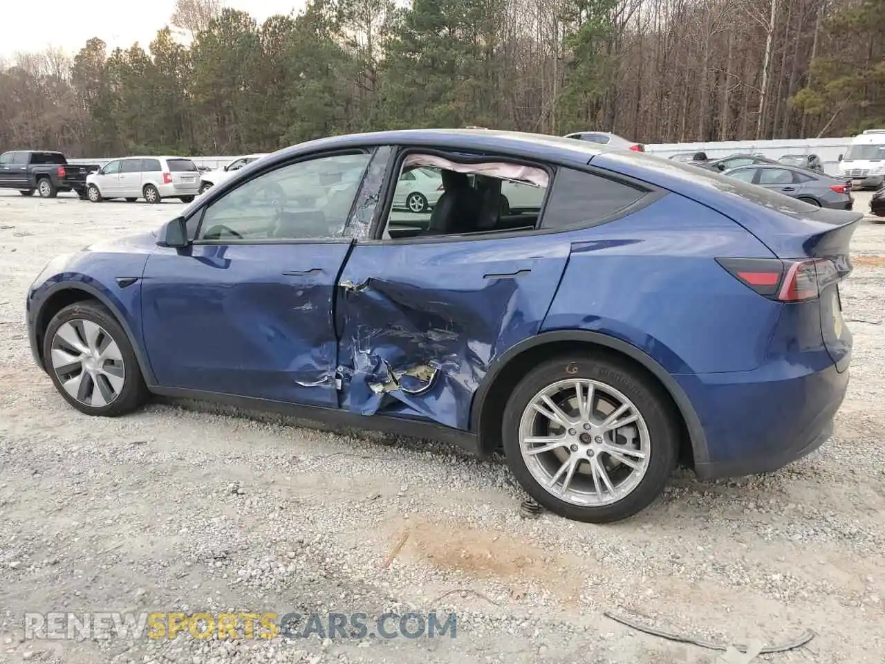 2 Photograph of a damaged car 7SAYGDEE4PF799483 TESLA MODEL Y 2023