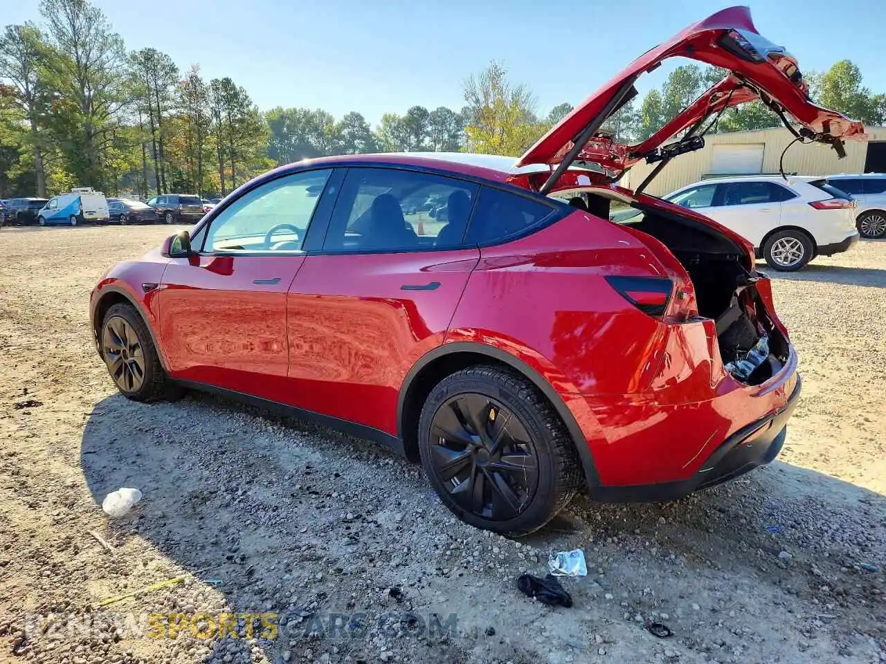 2 Photograph of a damaged car 7SAYGDEE4PF801586 TESLA MODEL Y 2023