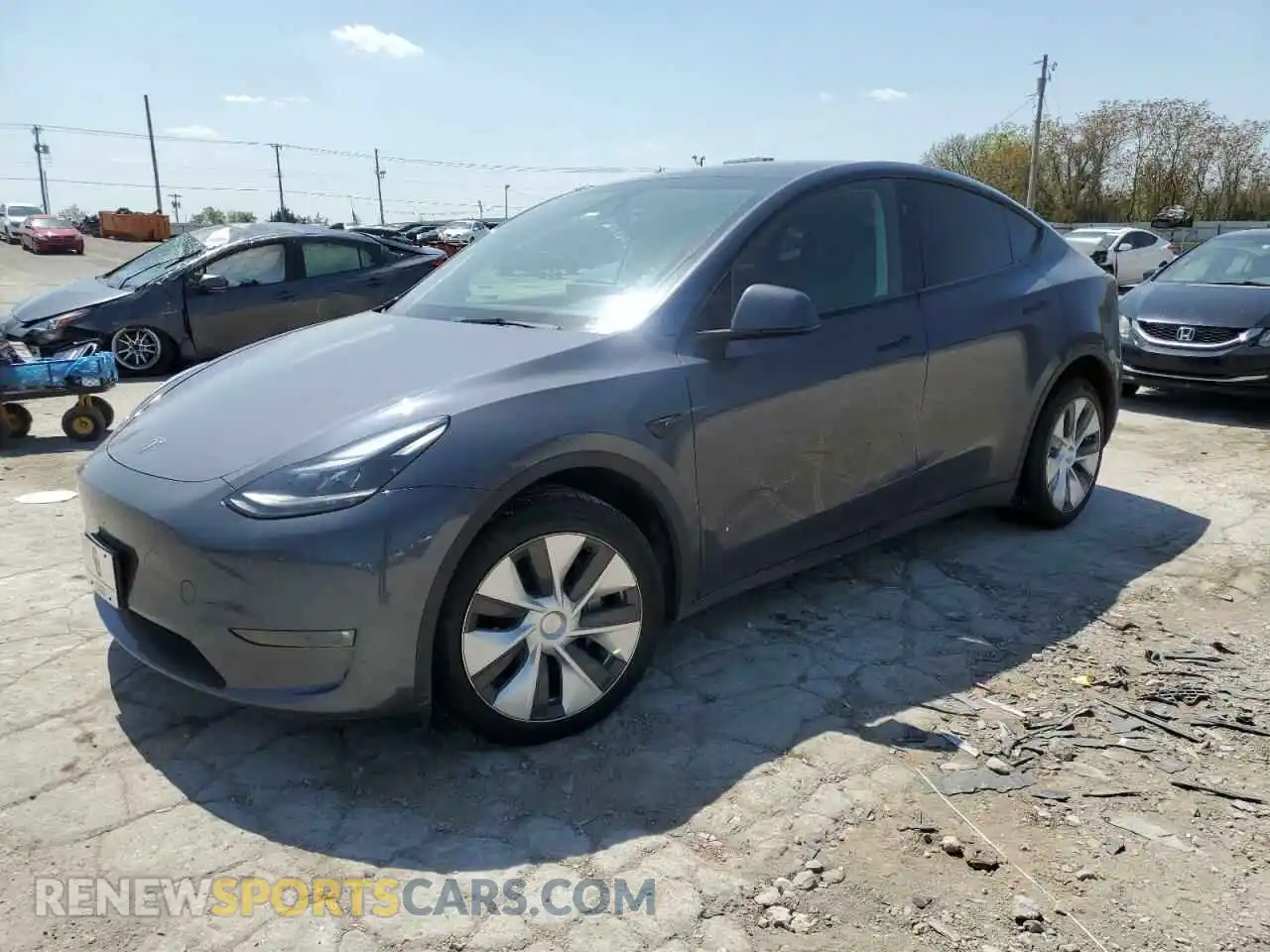 1 Photograph of a damaged car 7SAYGDEE4PF802074 TESLA MODEL Y 2023