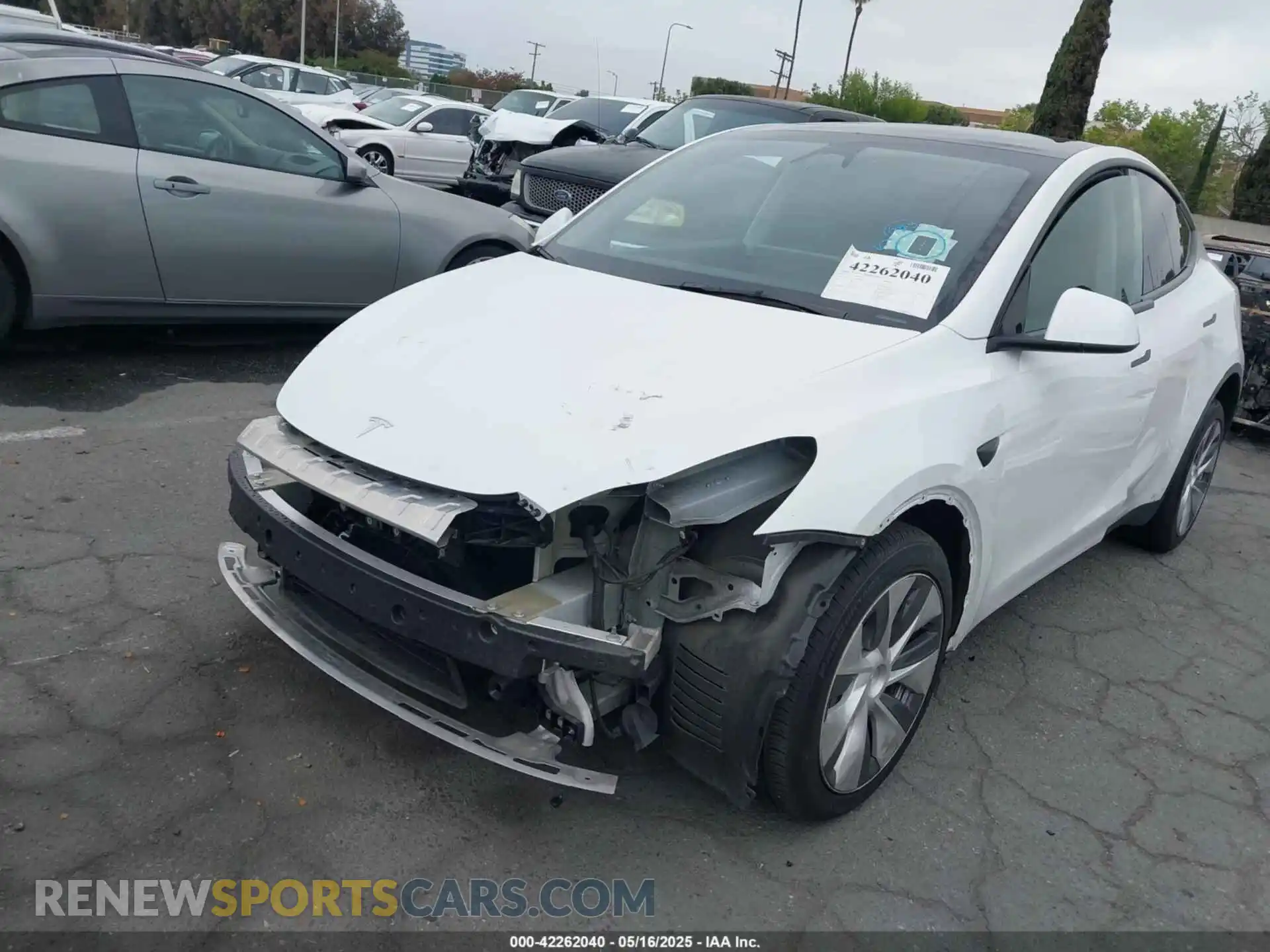 2 Photograph of a damaged car 7SAYGDEE4PF807551 TESLA MODEL Y 2023