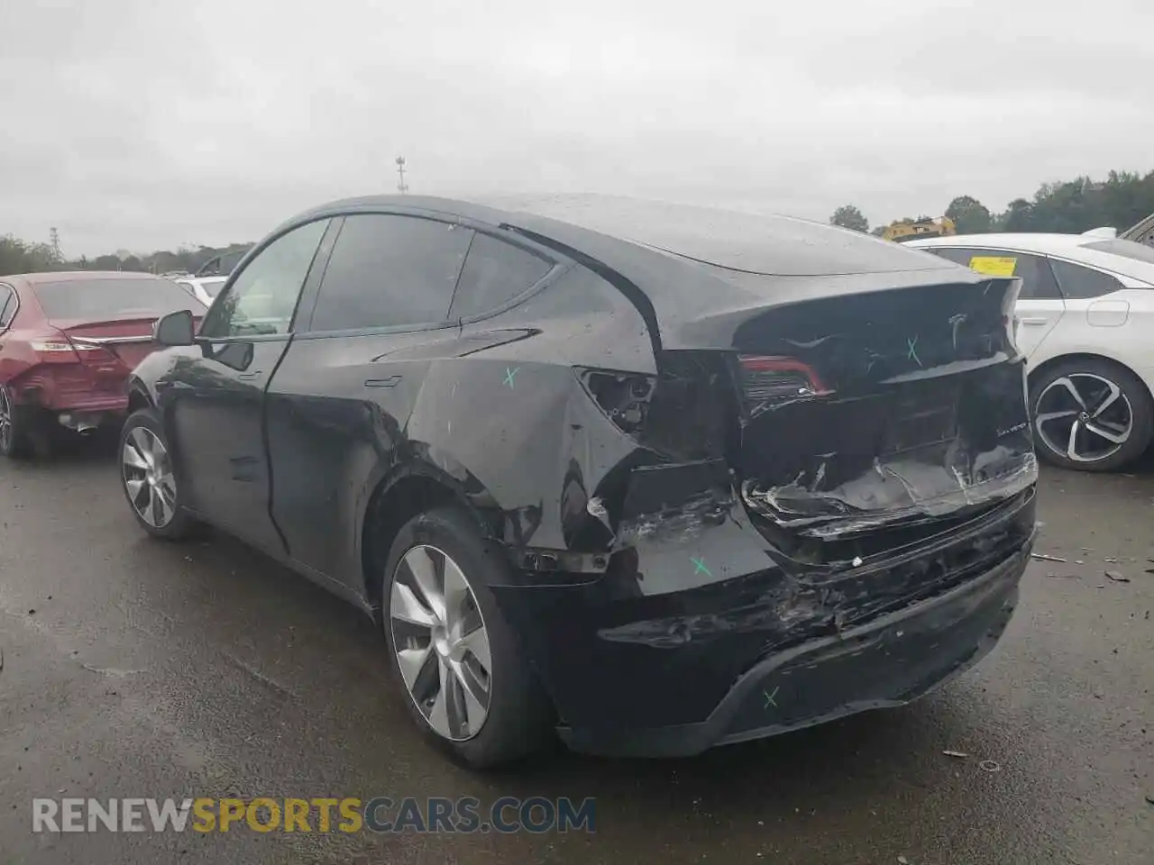 2 Photograph of a damaged car 7SAYGDEE4PF831543 TESLA MODEL Y 2023