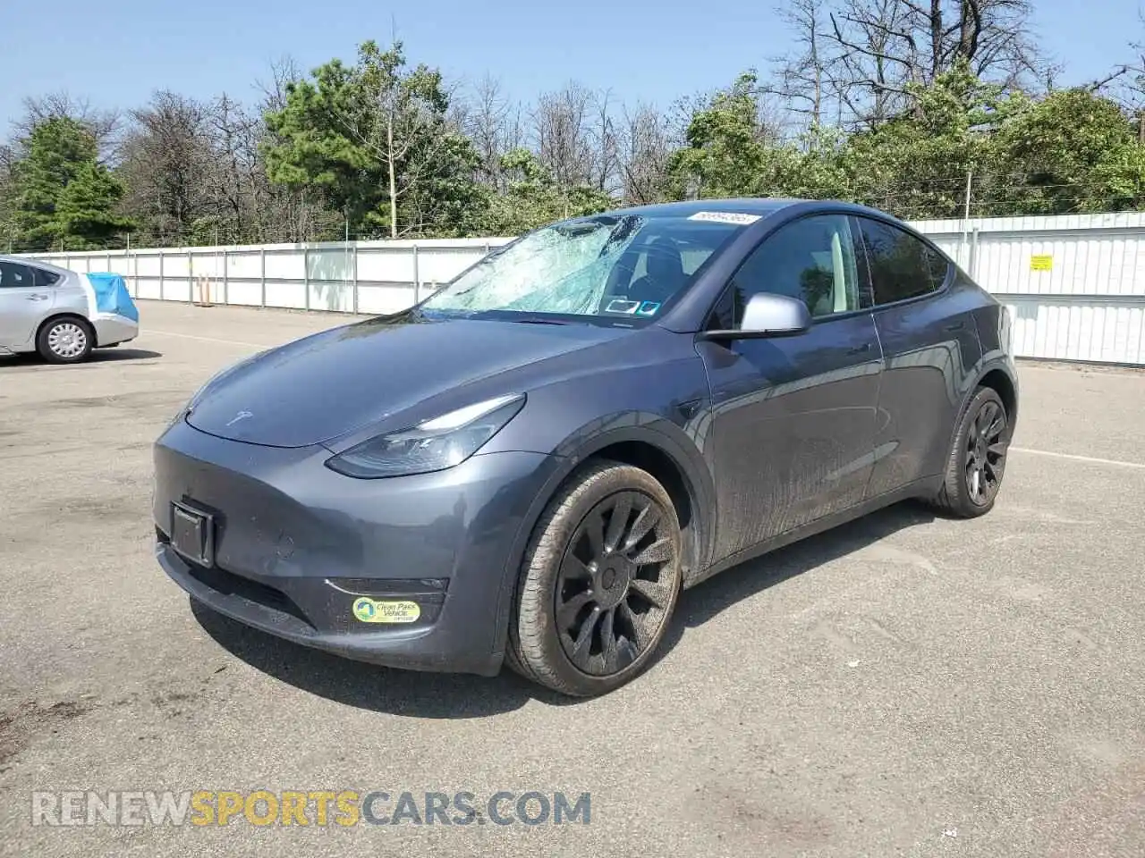 1 Photograph of a damaged car 7SAYGDEE4PF839304 TESLA MODEL Y 2023