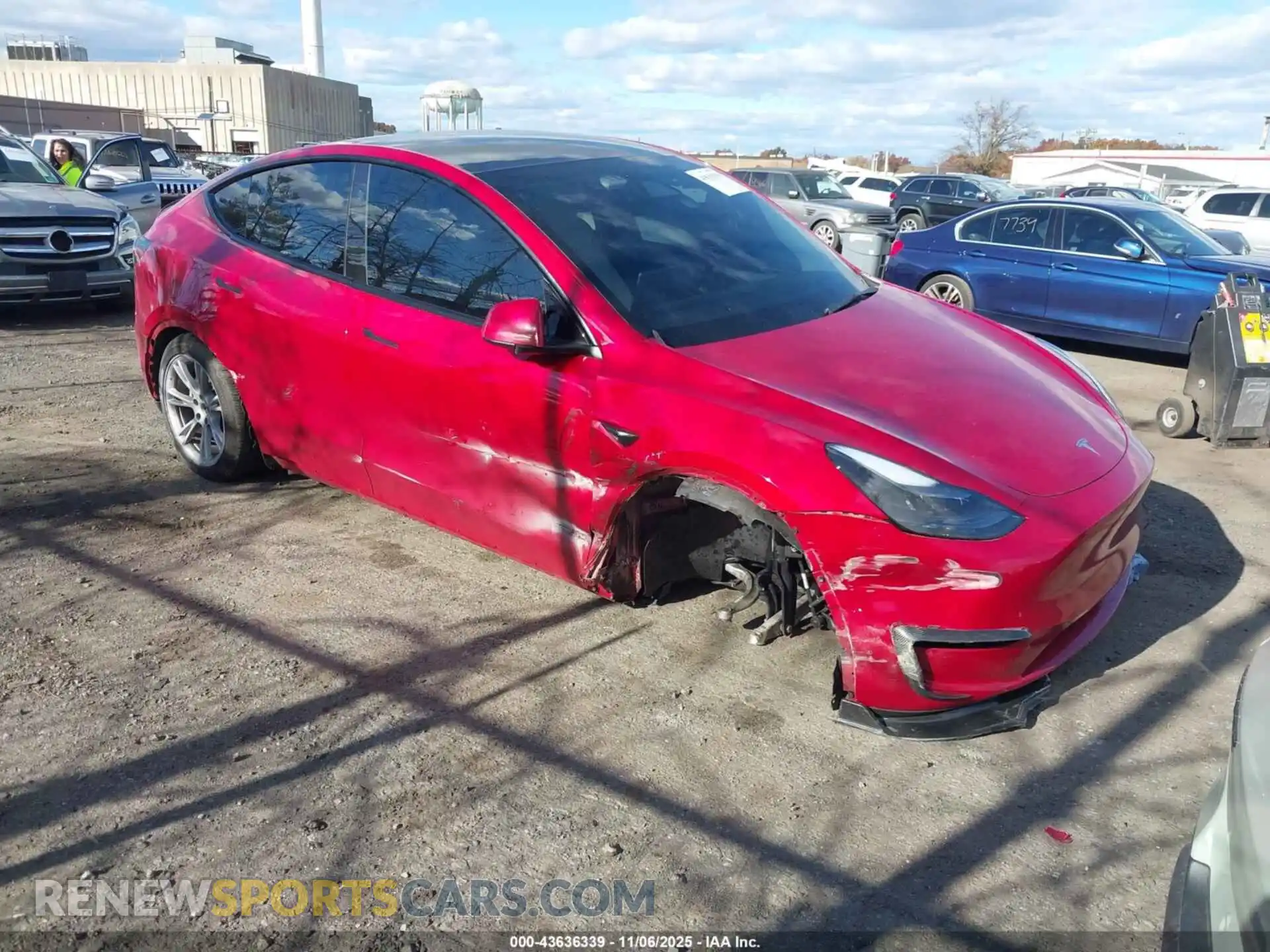 1 Photograph of a damaged car 7SAYGDEE4PF841893 TESLA MODEL Y 2023