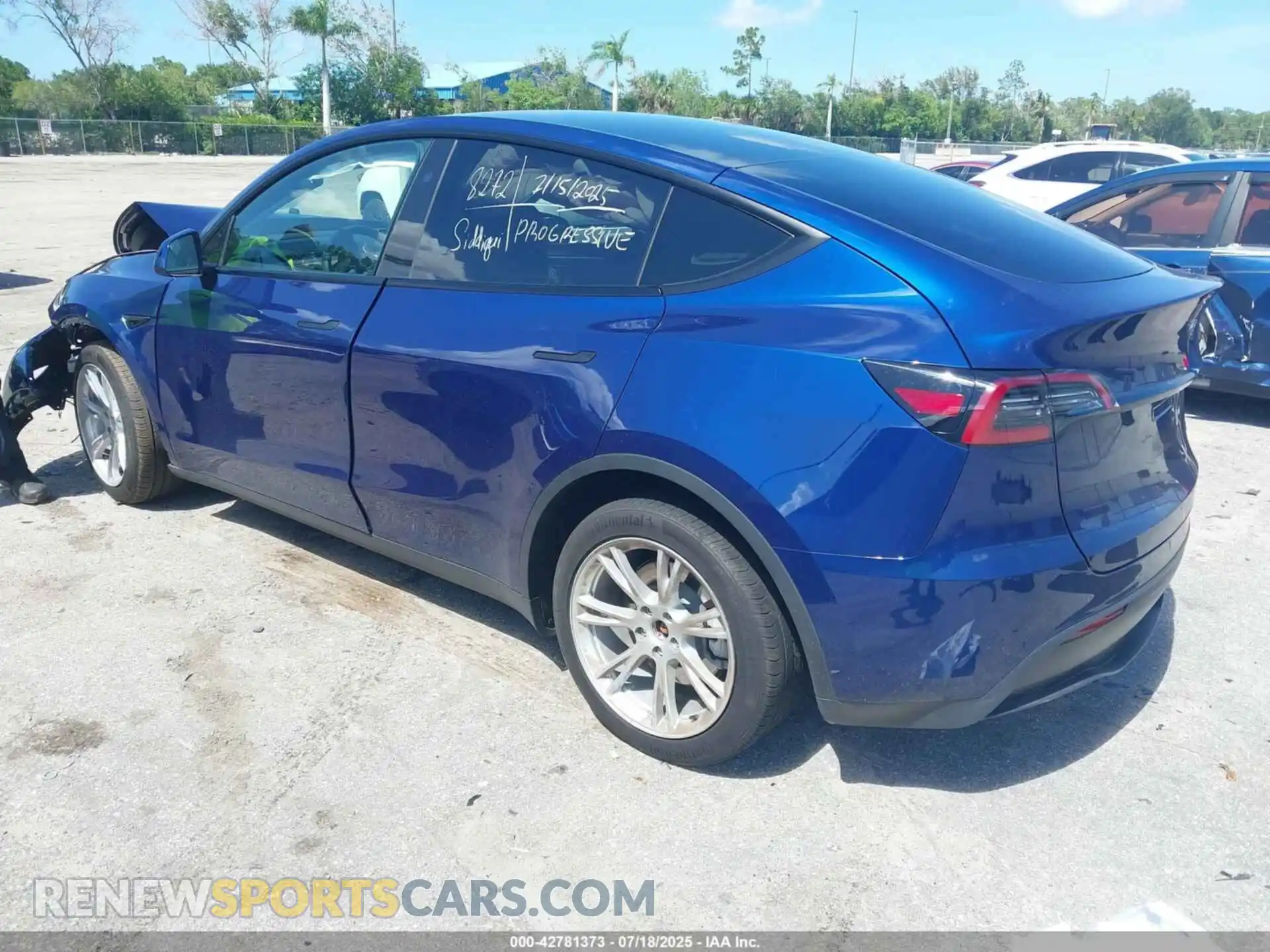 3 Фотография поврежденного автомобиля 7SAYGDEE4PF867331 TESLA MODEL Y 2023