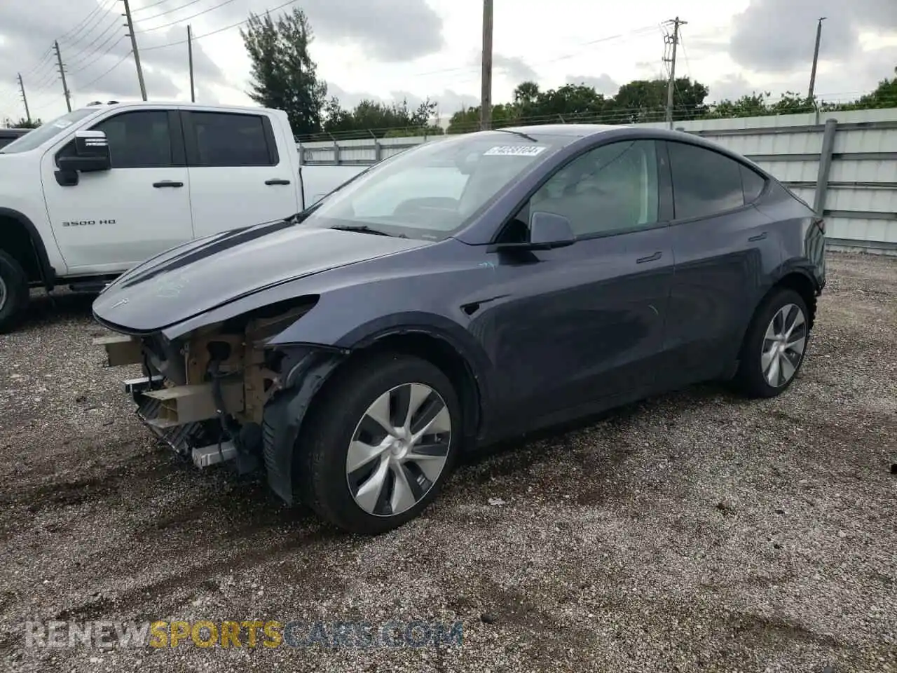 1 Photograph of a damaged car 7SAYGDEE4PF870018 TESLA MODEL Y 2023