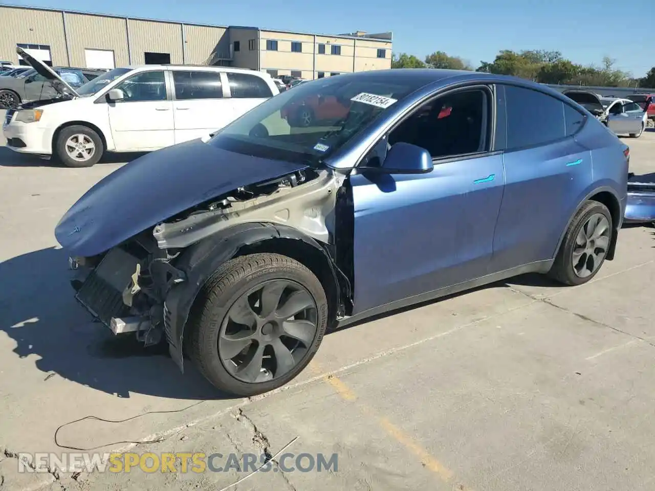 1 Photograph of a damaged car 7SAYGDEE4PF873887 TESLA MODEL Y 2023
