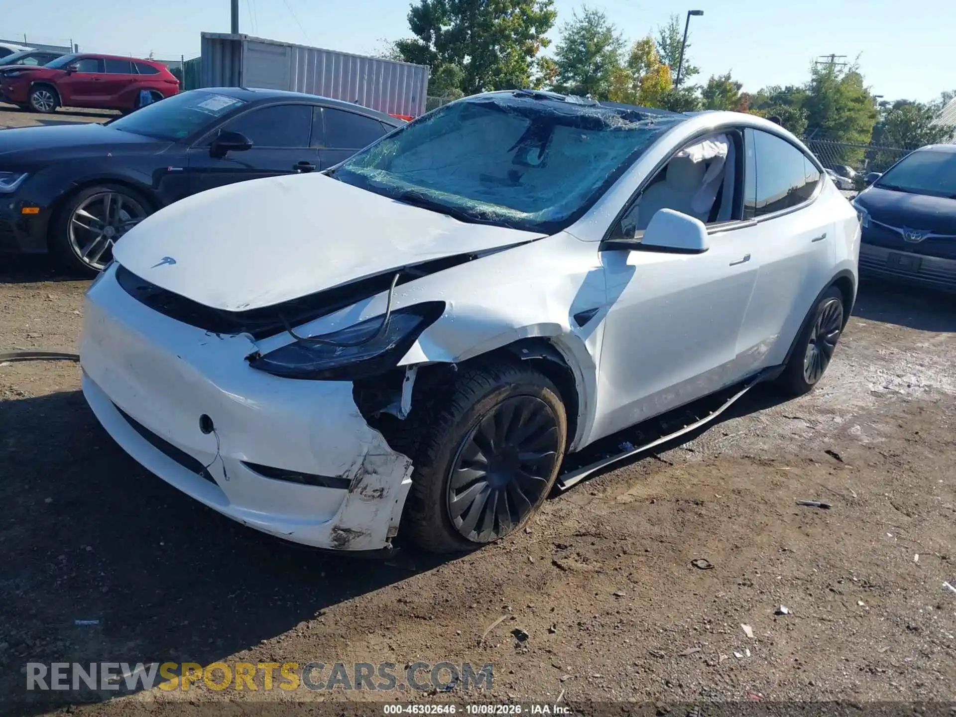 2 Photograph of a damaged car 7SAYGDEE4PF884386 TESLA MODEL Y 2023