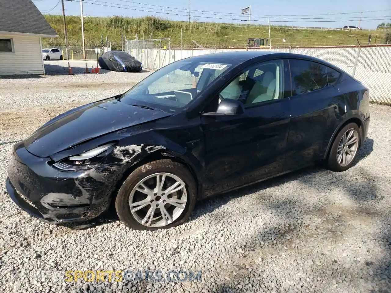 1 Photograph of a damaged car 7SAYGDEE4PF891600 TESLA MODEL Y 2023