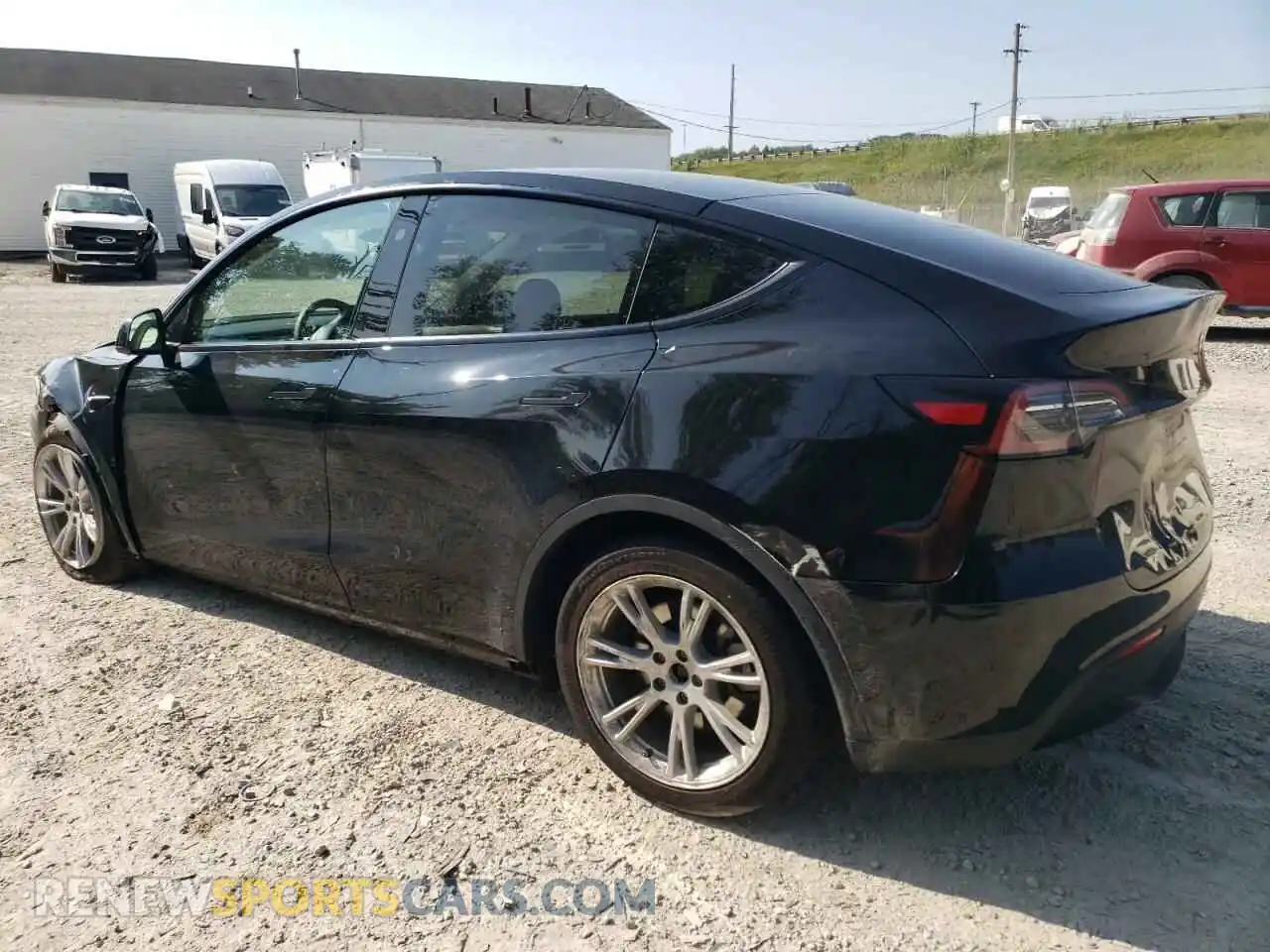 2 Photograph of a damaged car 7SAYGDEE4PF891600 TESLA MODEL Y 2023