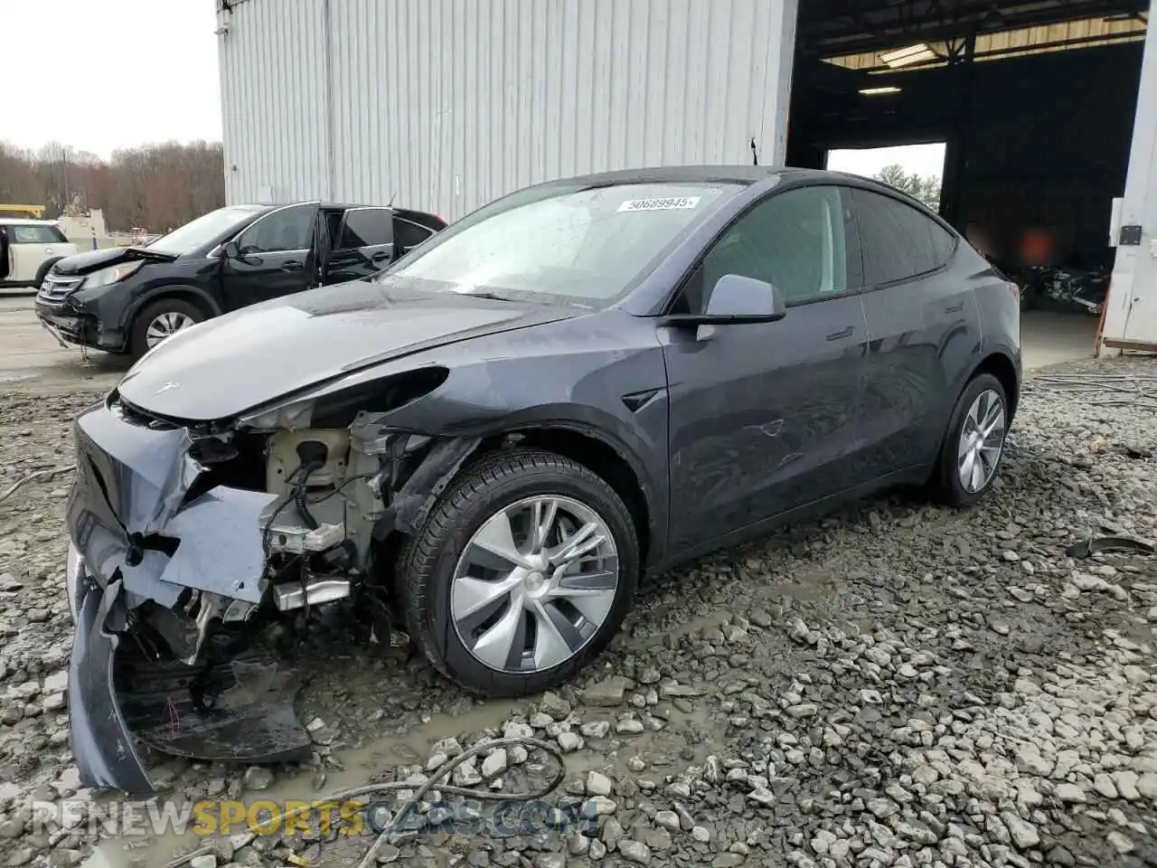 1 Photograph of a damaged car 7SAYGDEE4PF895288 TESLA MODEL Y 2023