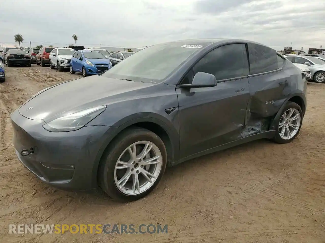 1 Photograph of a damaged car 7SAYGDEE4PF900781 TESLA MODEL Y 2023