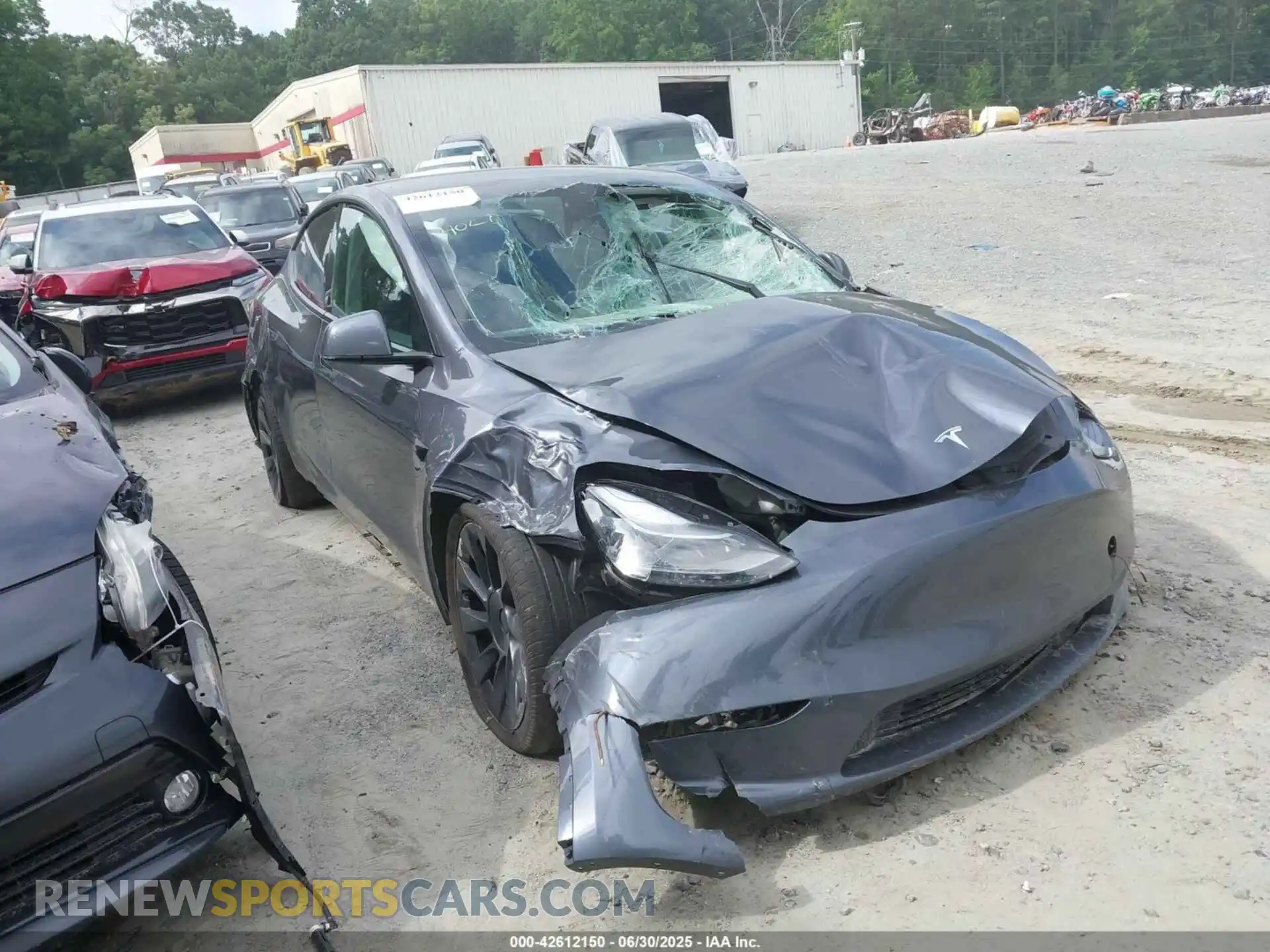 1 Photograph of a damaged car 7SAYGDEE4PF900876 TESLA MODEL Y 2023
