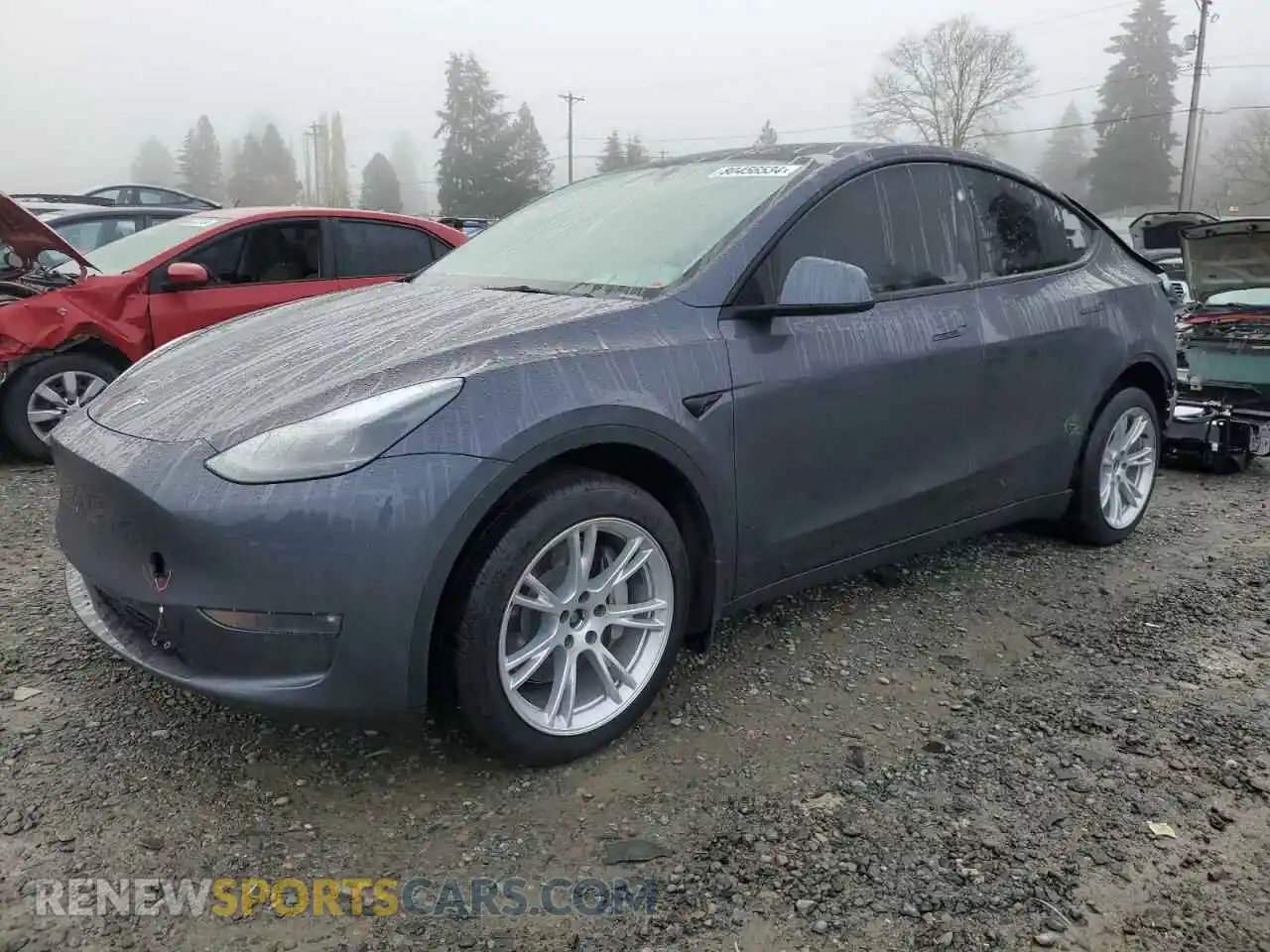 1 Фотография поврежденного автомобиля 7SAYGDEE4PF914079 TESLA MODEL Y 2023