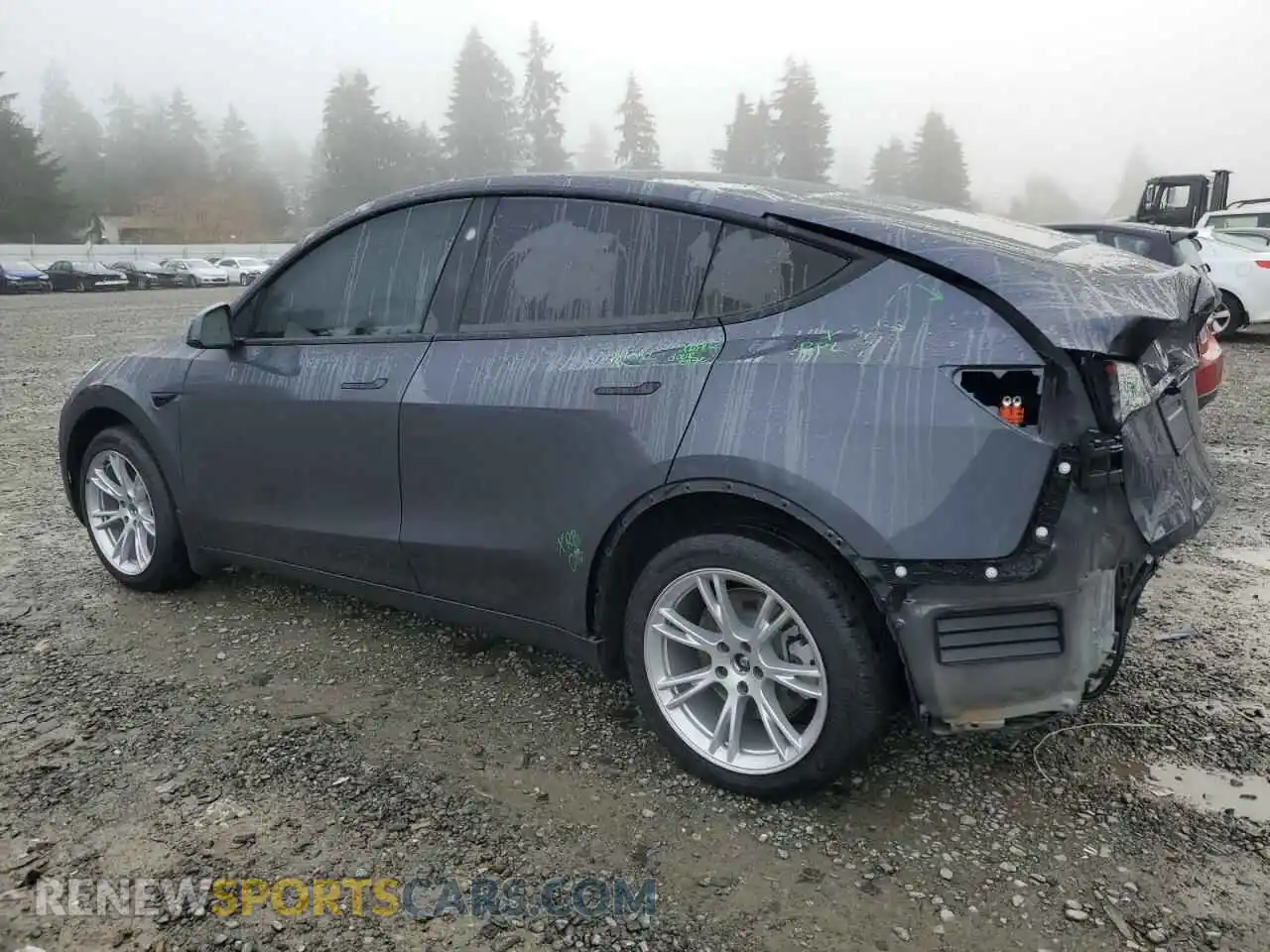 2 Фотография поврежденного автомобиля 7SAYGDEE4PF914079 TESLA MODEL Y 2023