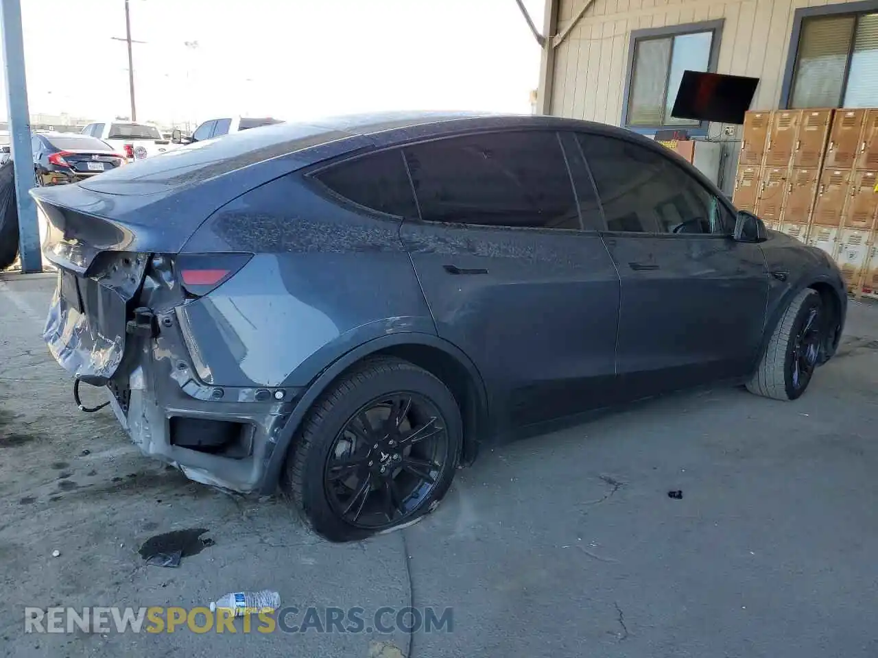 3 Photograph of a damaged car 7SAYGDEE4PF925325 TESLA MODEL Y 2023