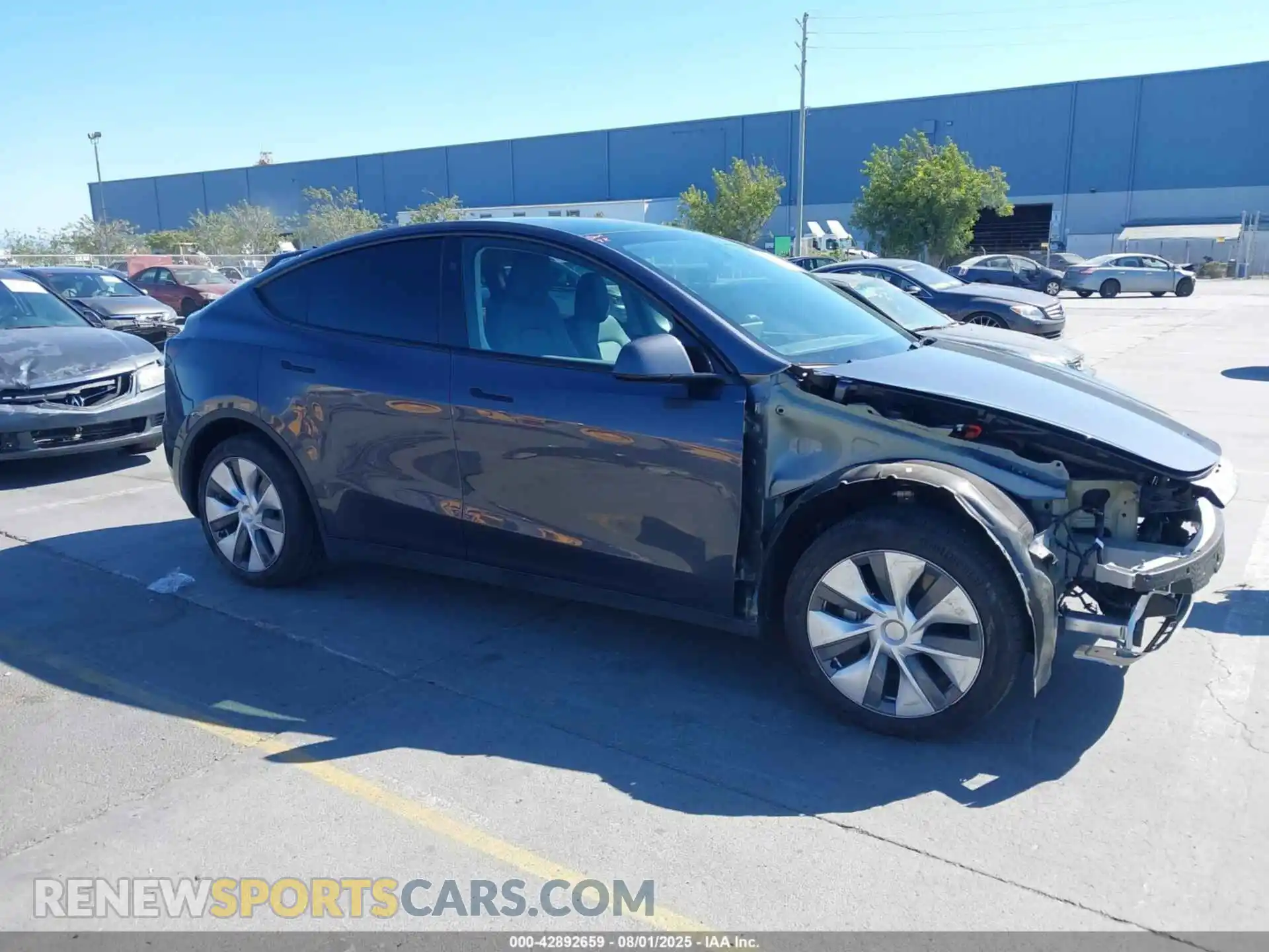 1 Фотография поврежденного автомобиля 7SAYGDEE4PF935997 TESLA MODEL Y 2023
